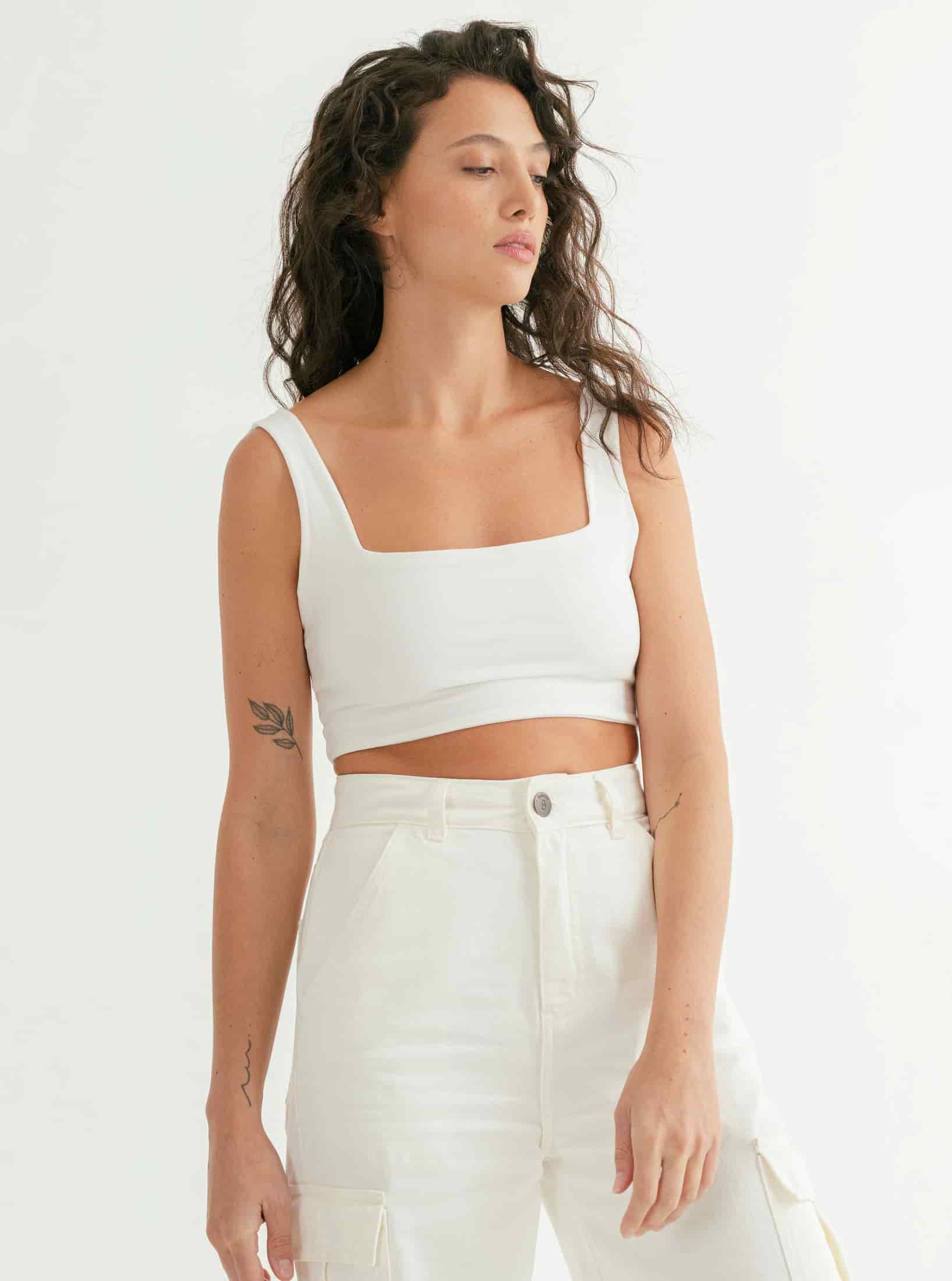 TOP RECTO SIGILO IVORY - miniatura 5
