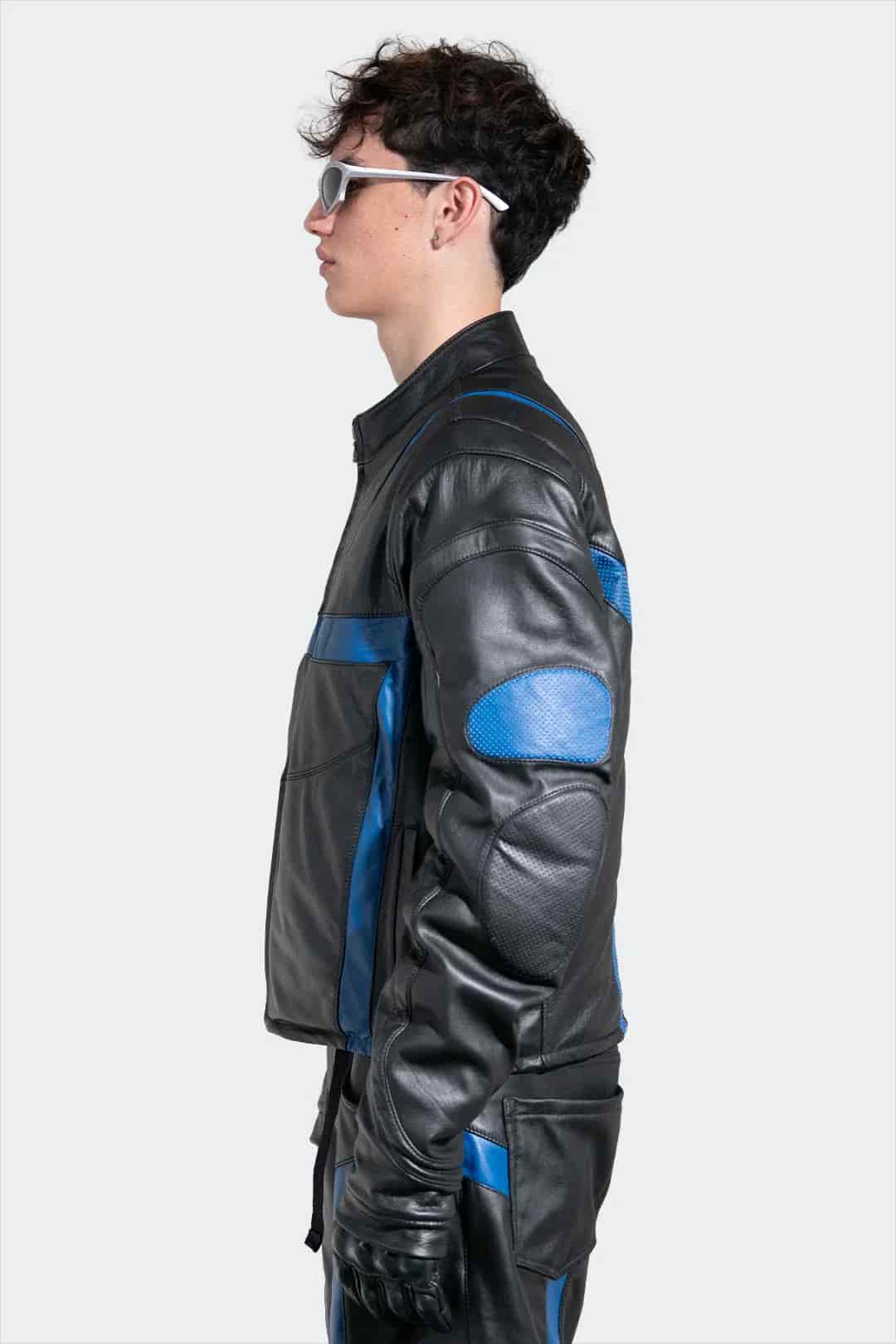 VENENO CHAQUETA CUERO BIKER GO FASTER - miniatura 7