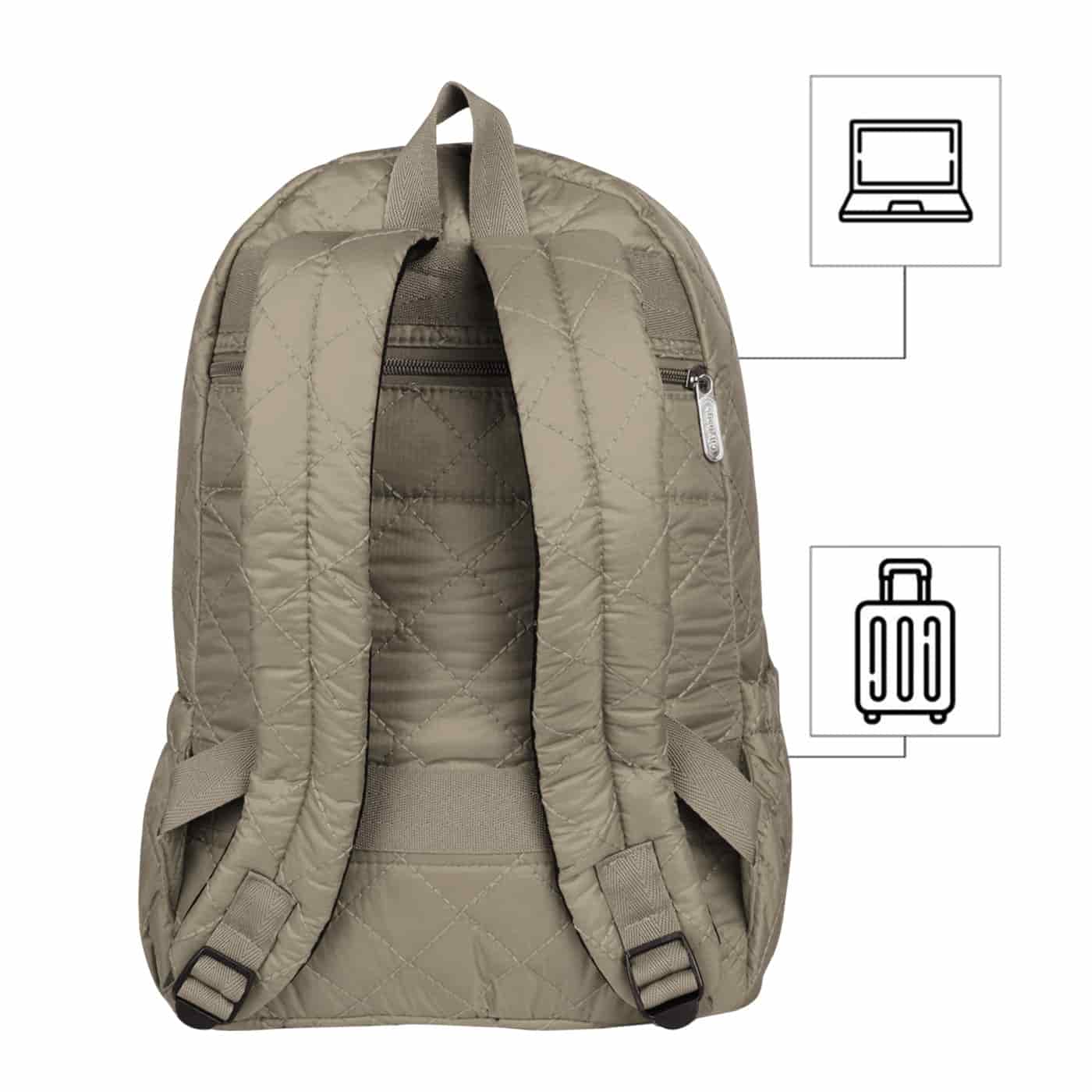 Morral Urbano  Puffer Beige - miniatura 4