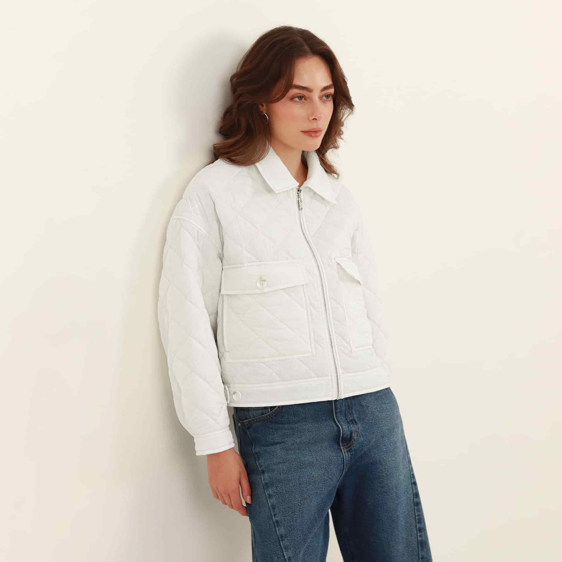 Chaqueta acolchada crop - miniatura 12