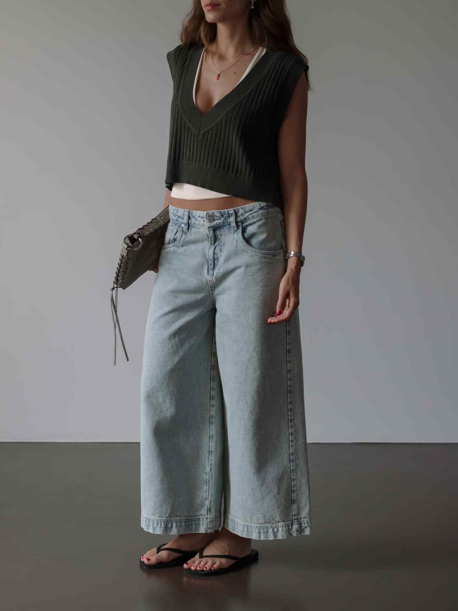 THE CULOTTE CLASSIC JEAN - NEW SOFT BLUE - miniatura 3