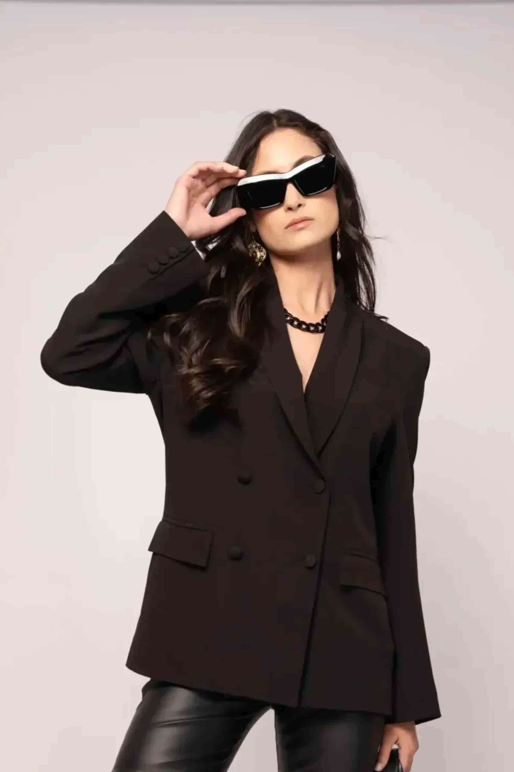 Blazer Cruzado Oversized - miniatura 1