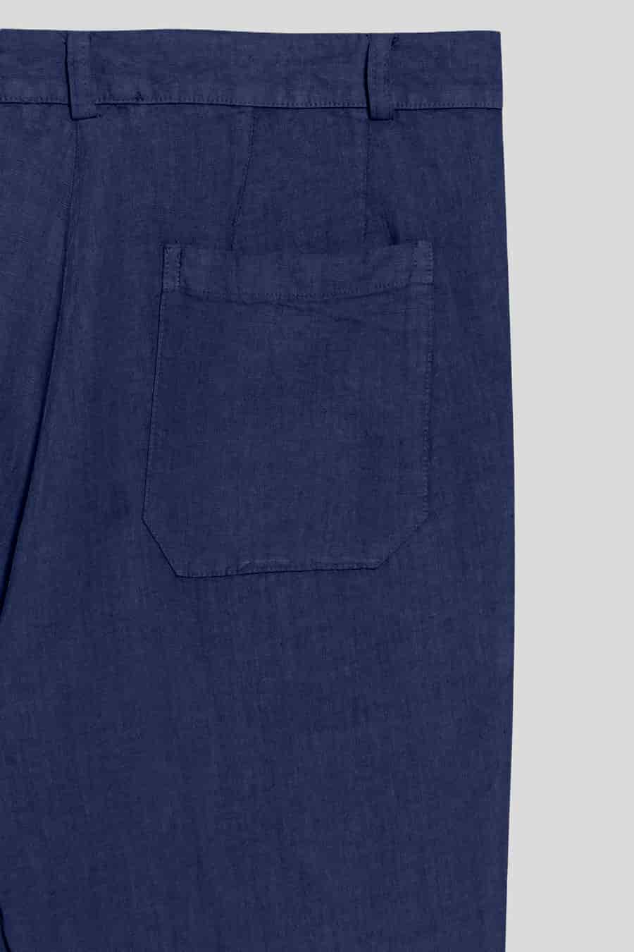 Men's linen pants bellwether blue - miniatura 3
