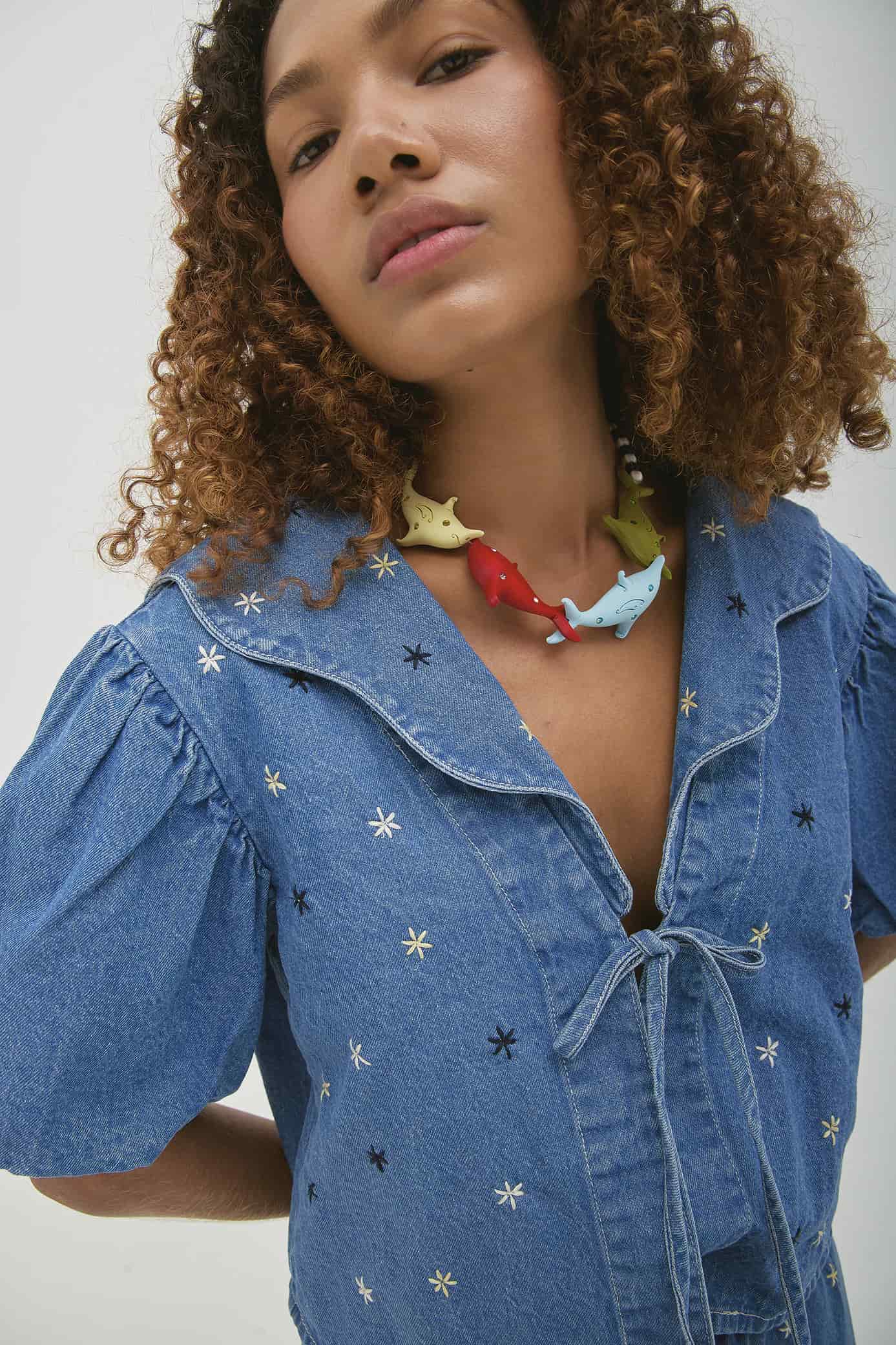 Marea Top Estrellas Denim - miniatura 3