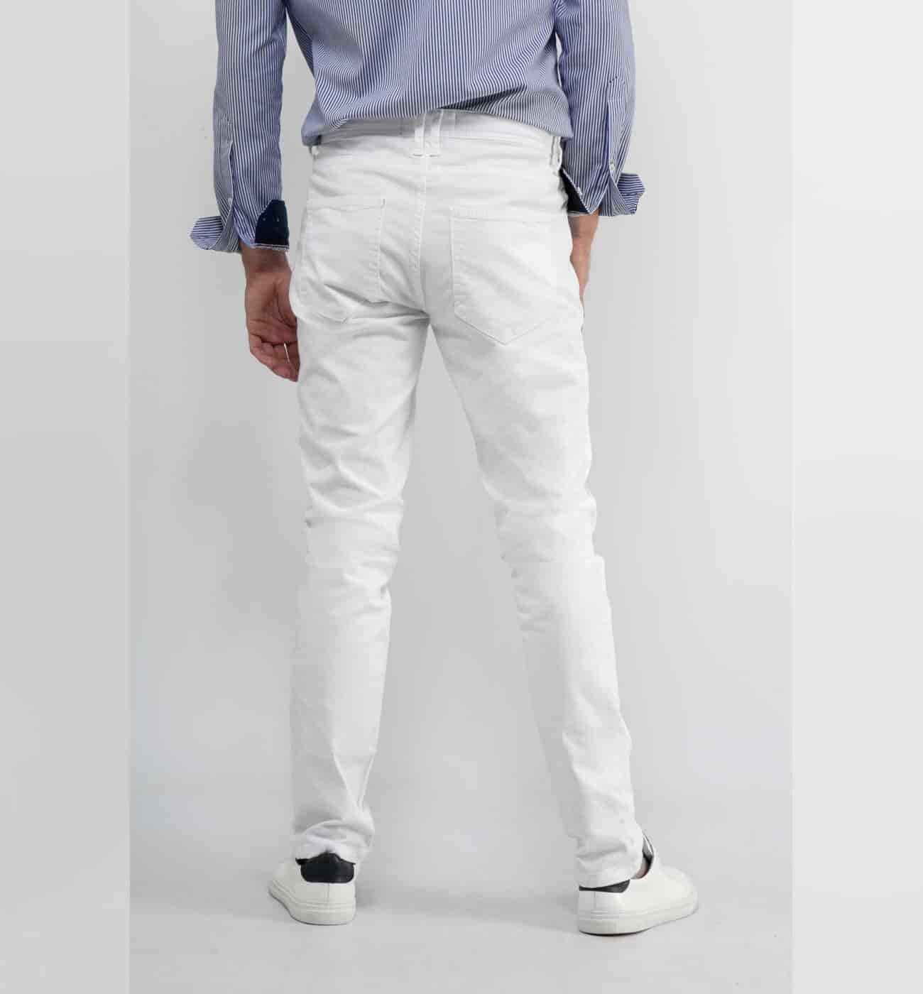 Pantalon Slim Blanco - miniatura 3
