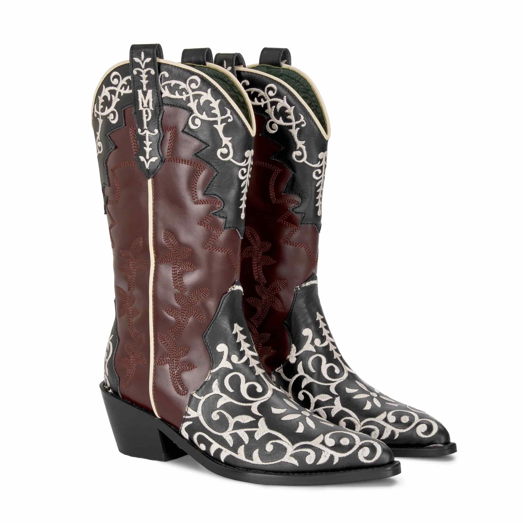 BOTA TEXANA ROSAS - miniatura 2