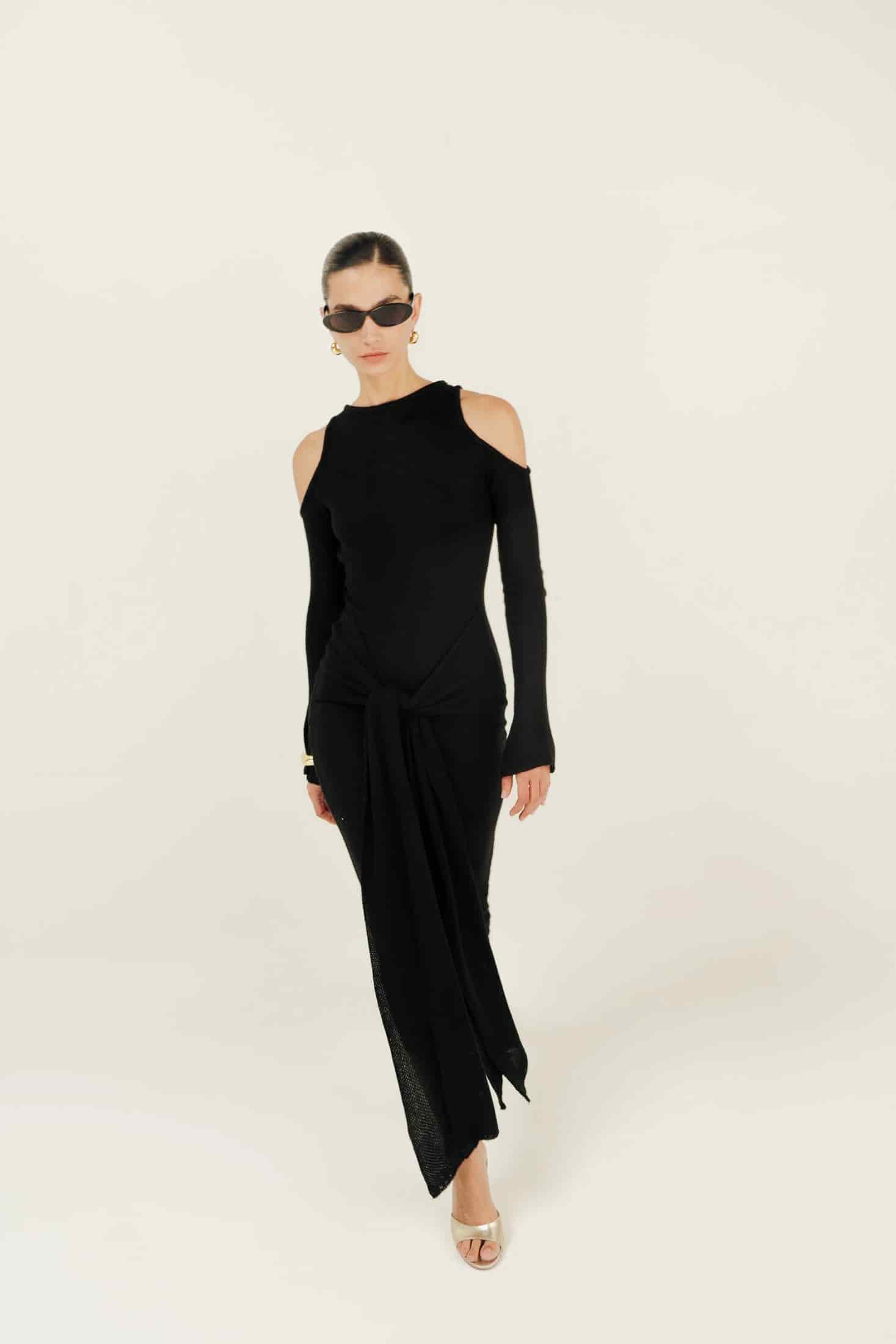 VESTIDO VOLVER AL VALLE - BLACK - miniatura 4