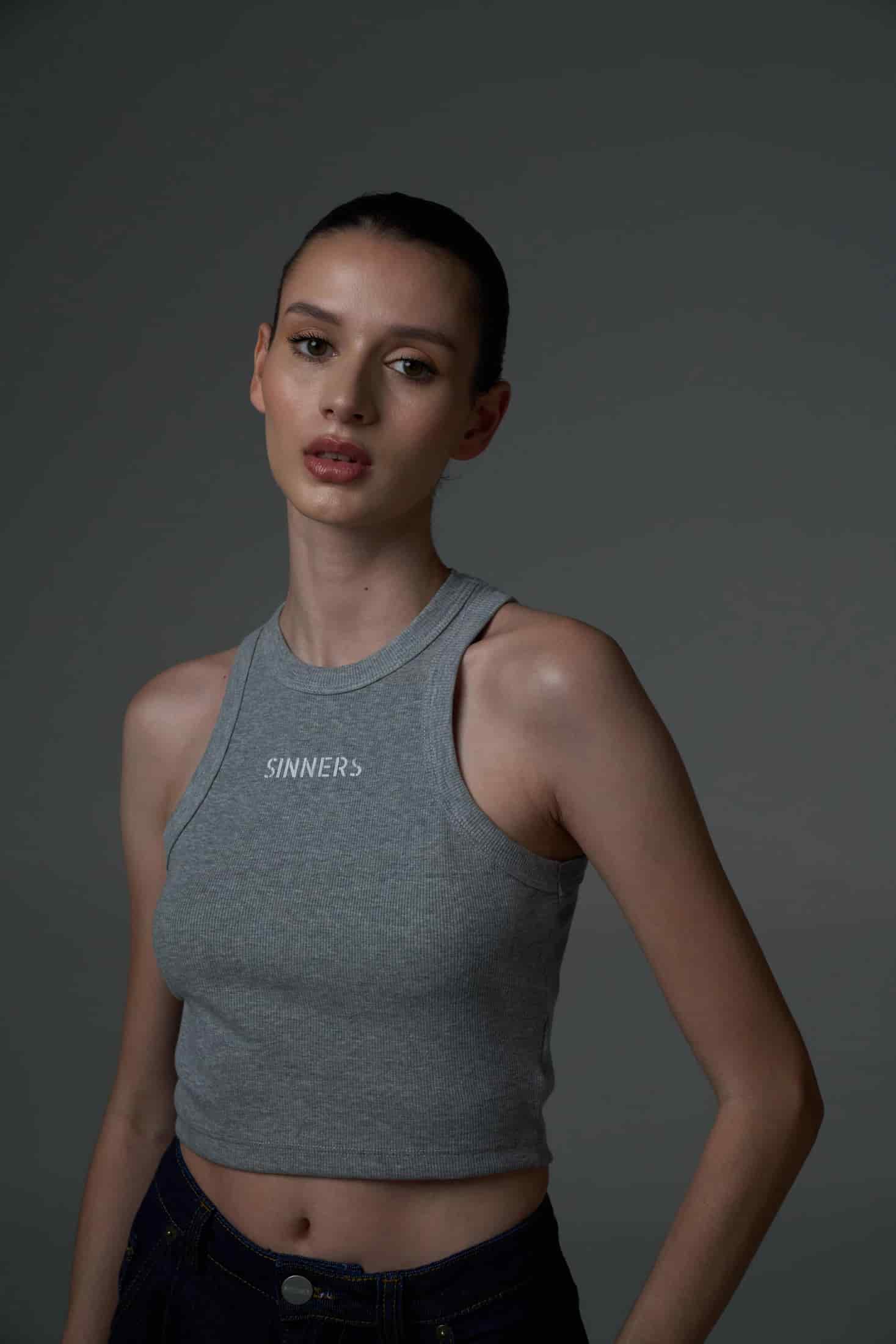 SINNERS GRAY WOMEN TANK TOP - miniatura 6