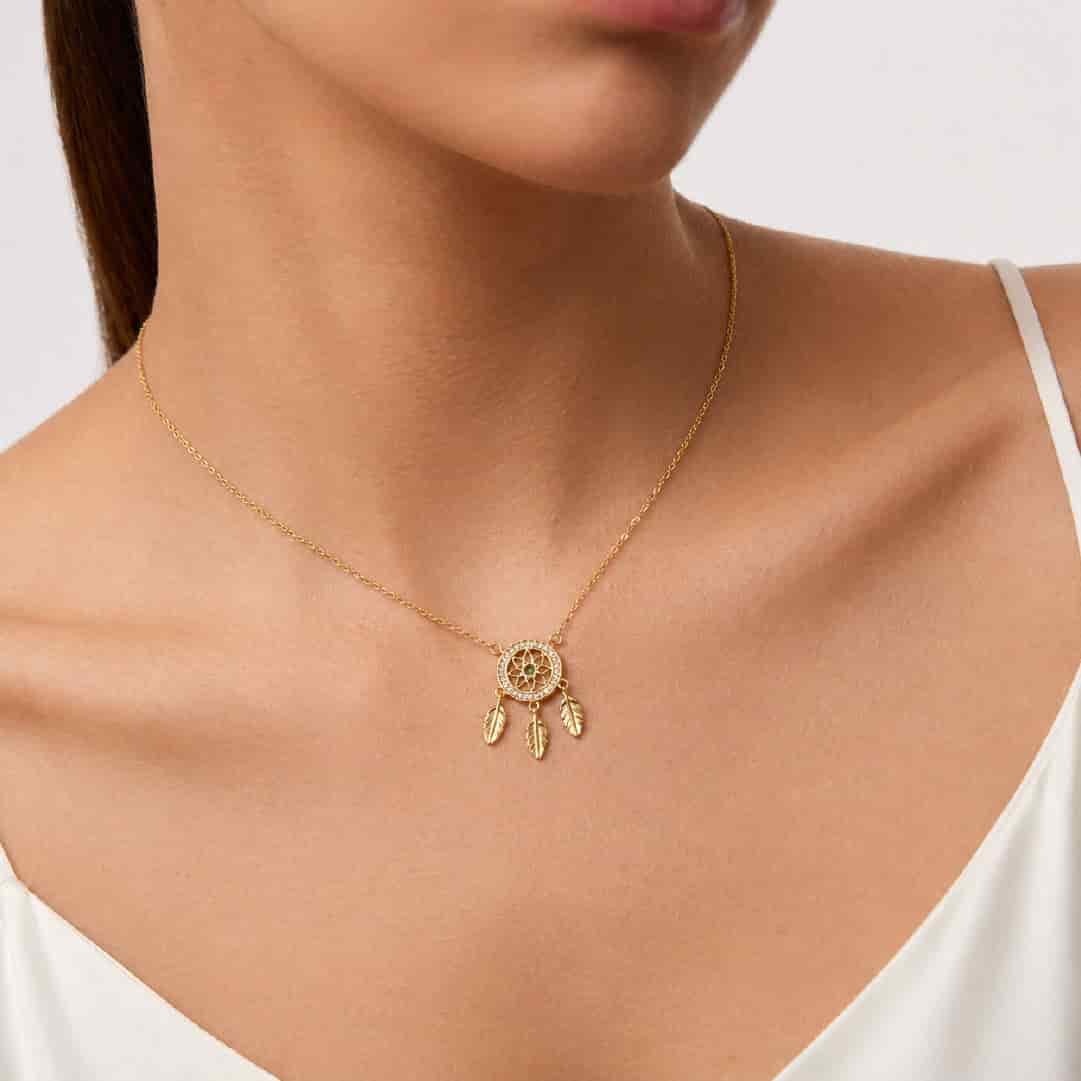 Collar Atrapasueños Esmeralda - miniatura 4
