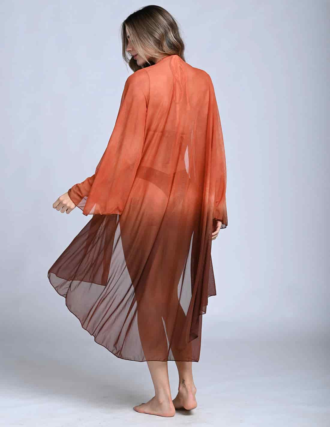 Kimono Hoor Ochre + Brown - miniatura 2