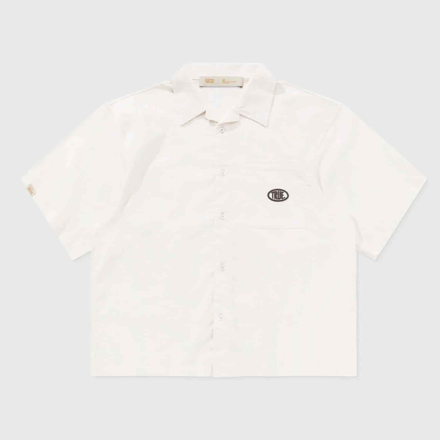 Midnight Corduroy Shirt - Cream - miniatura 1