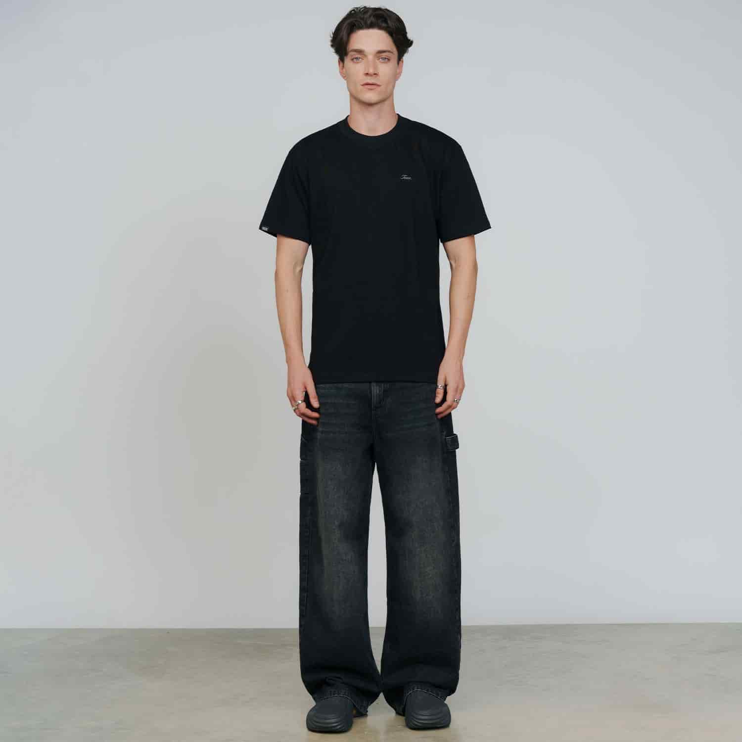 Signature T-Shirt - Black - miniatura 3