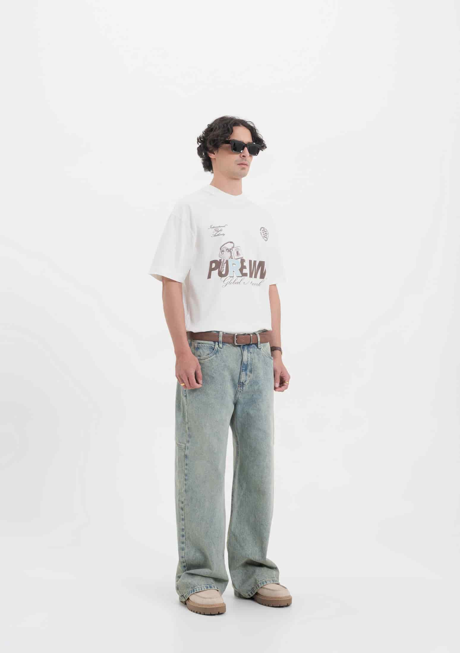 Across The Lines White Key T-Shirt - miniatura 4