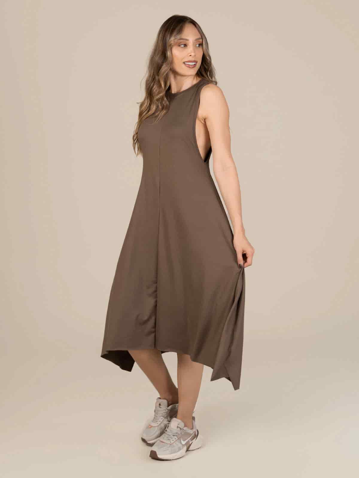 Vestido danila melon cafe - miniatura 2