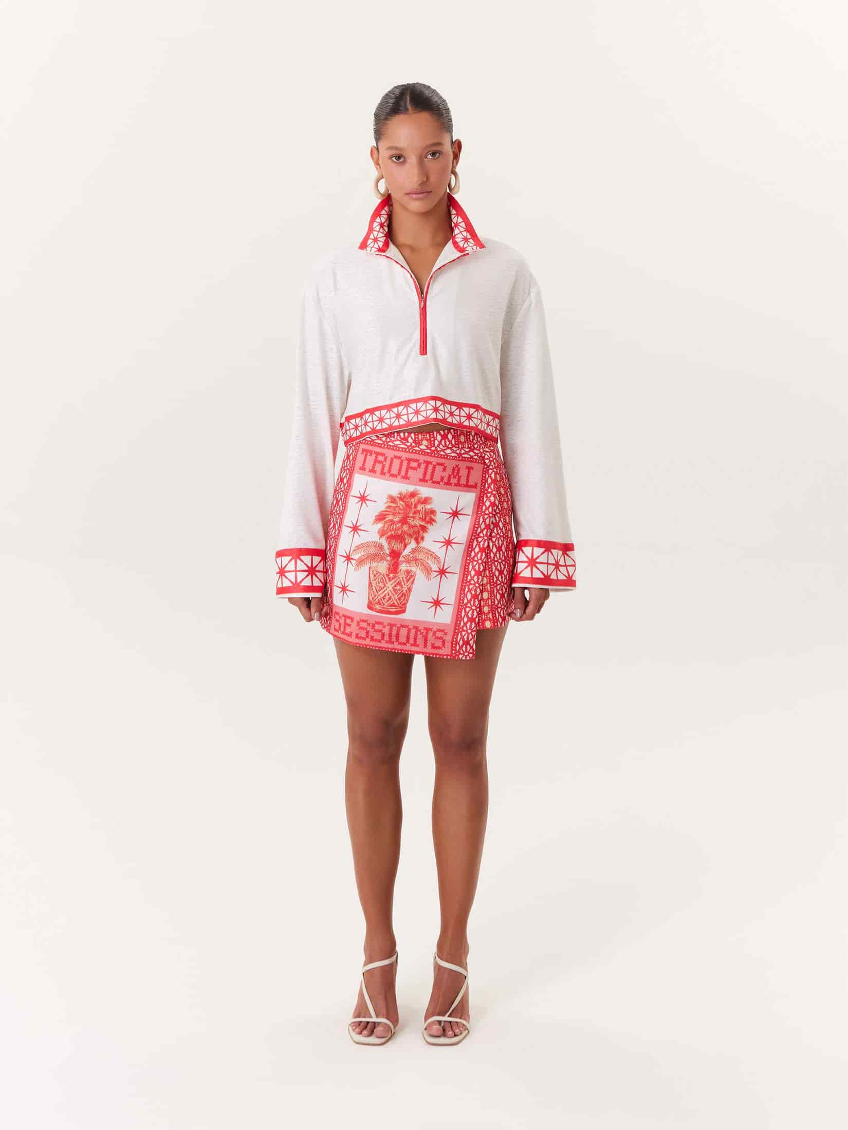 Cropped Top Tropical - Rosado - miniatura 1