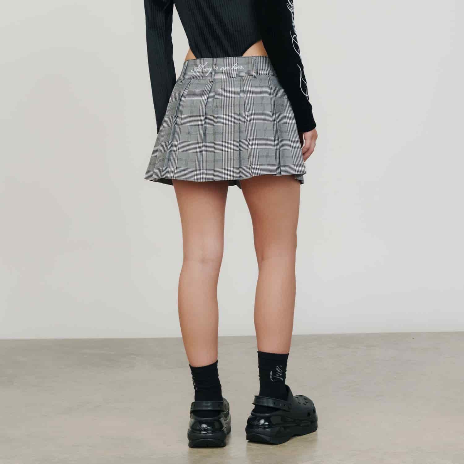 Drift Mini Skirt - Gray - miniatura 3