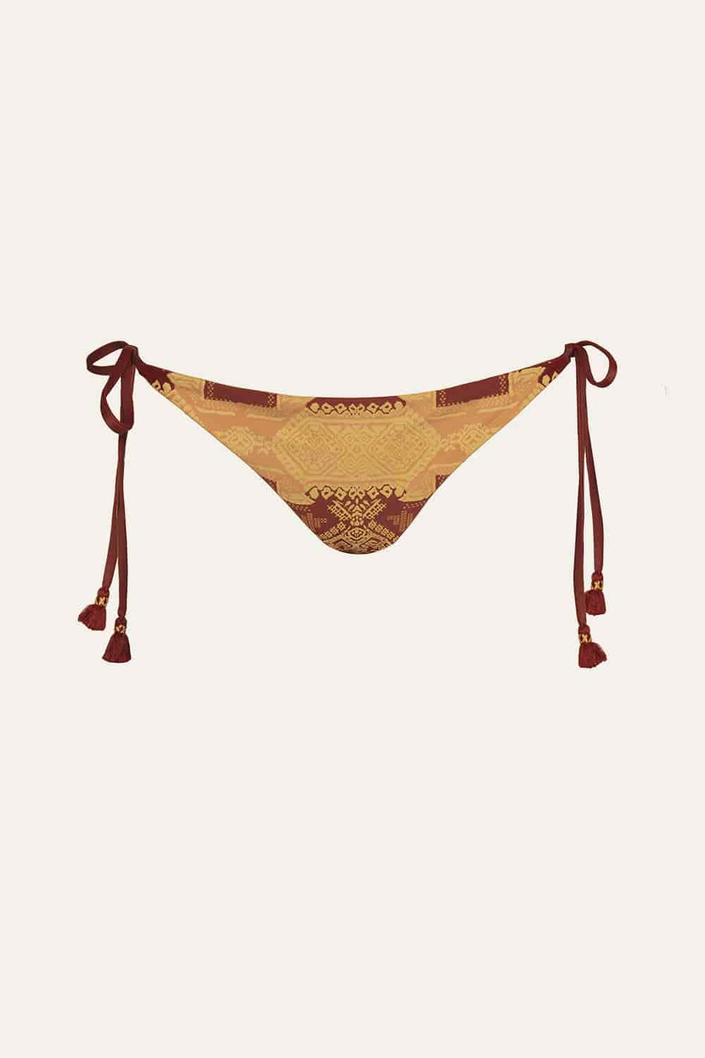 Amaru Bikini Bottom In Mustard - miniatura 1