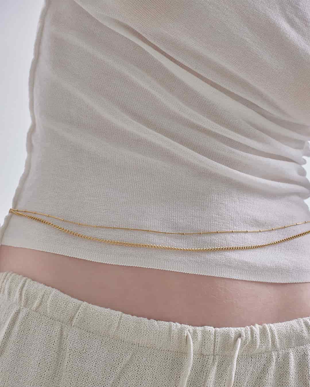 Bodychain Doble Oro - miniatura 2
