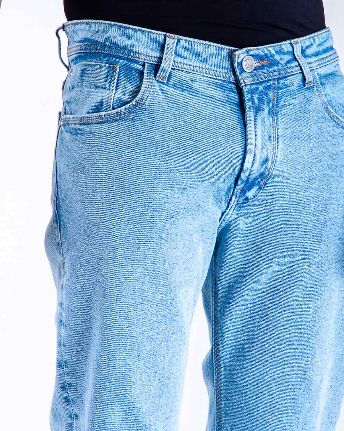 Jean straigth tono claro para hombre - miniatura 4