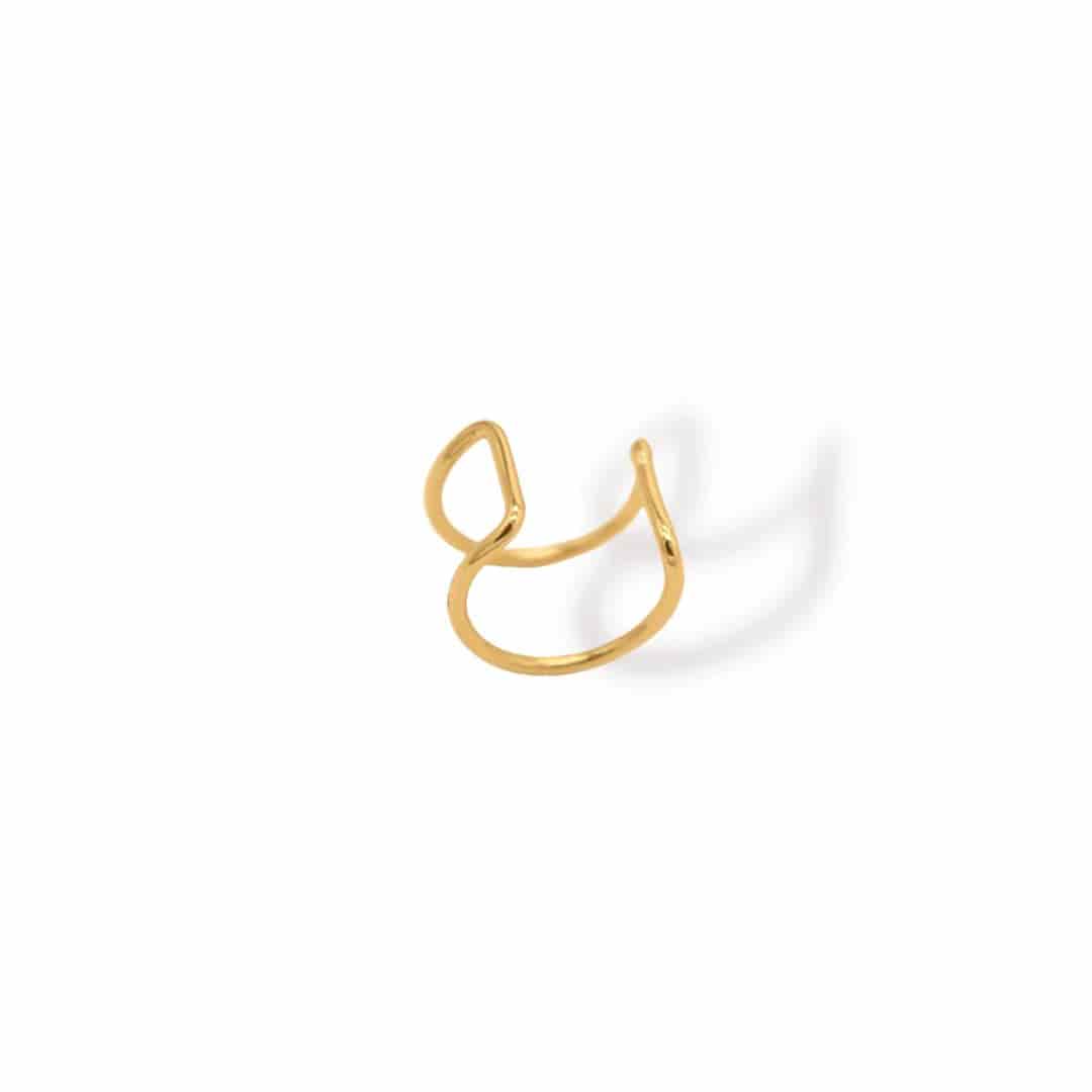 Earcuff liso ancho - miniatura 1