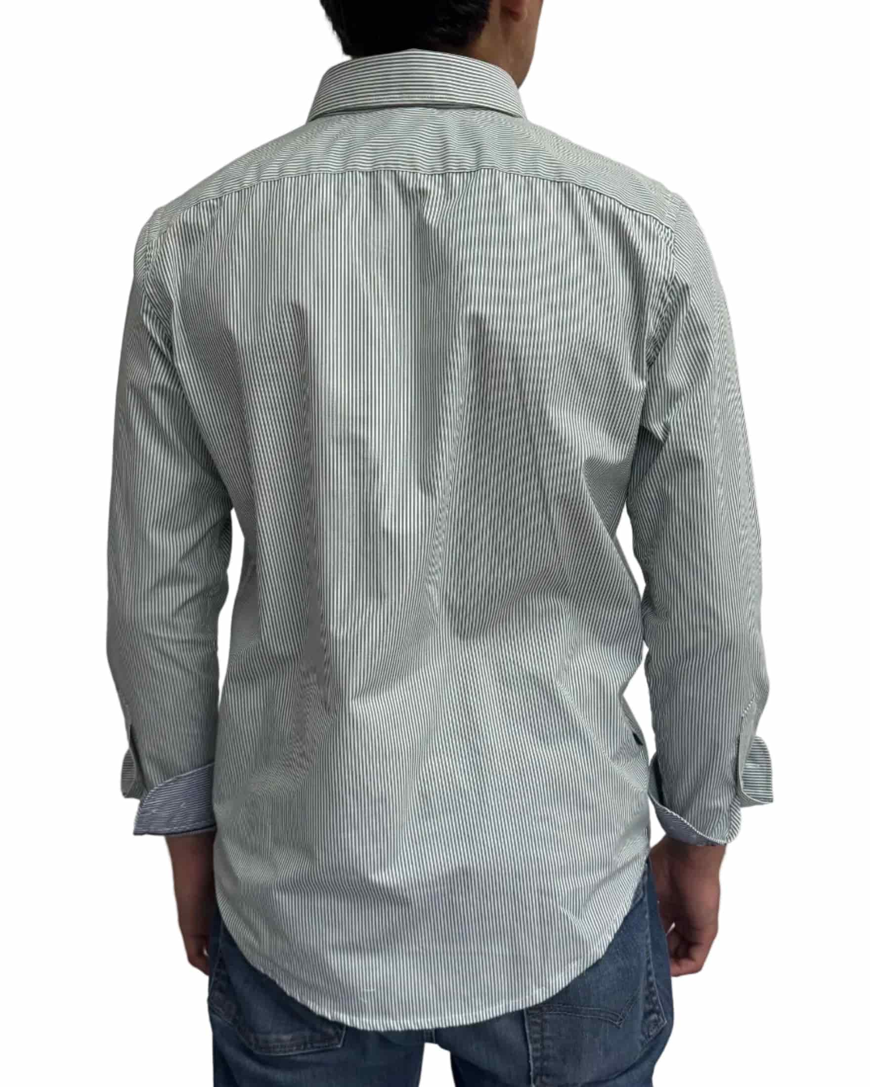 Camisa Rayas Verde - miniatura 5