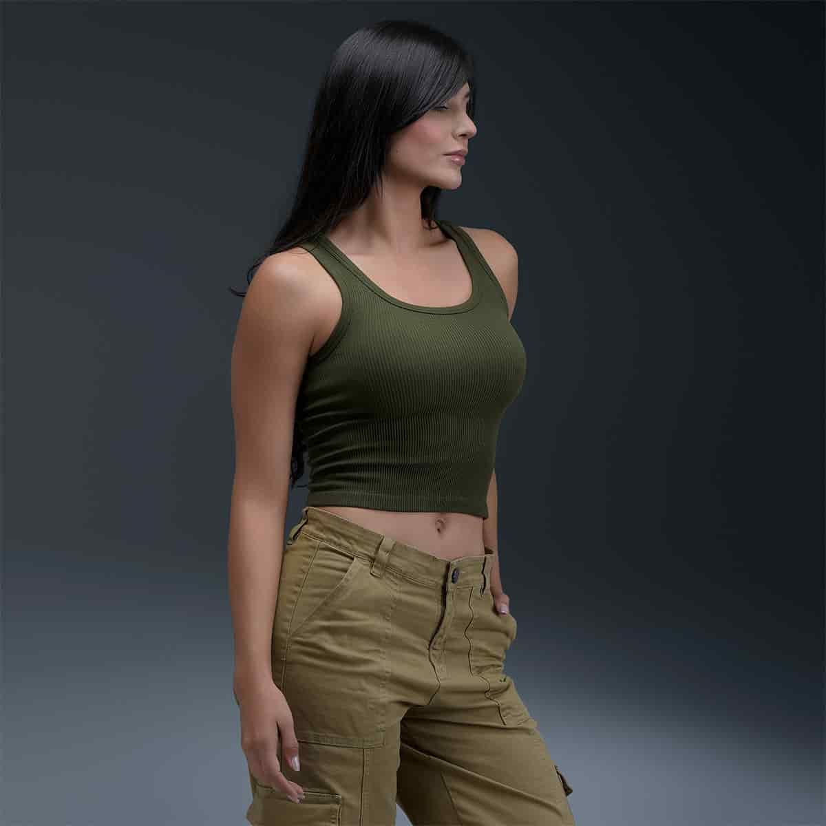 Blusa Verde Mujer - miniatura 3