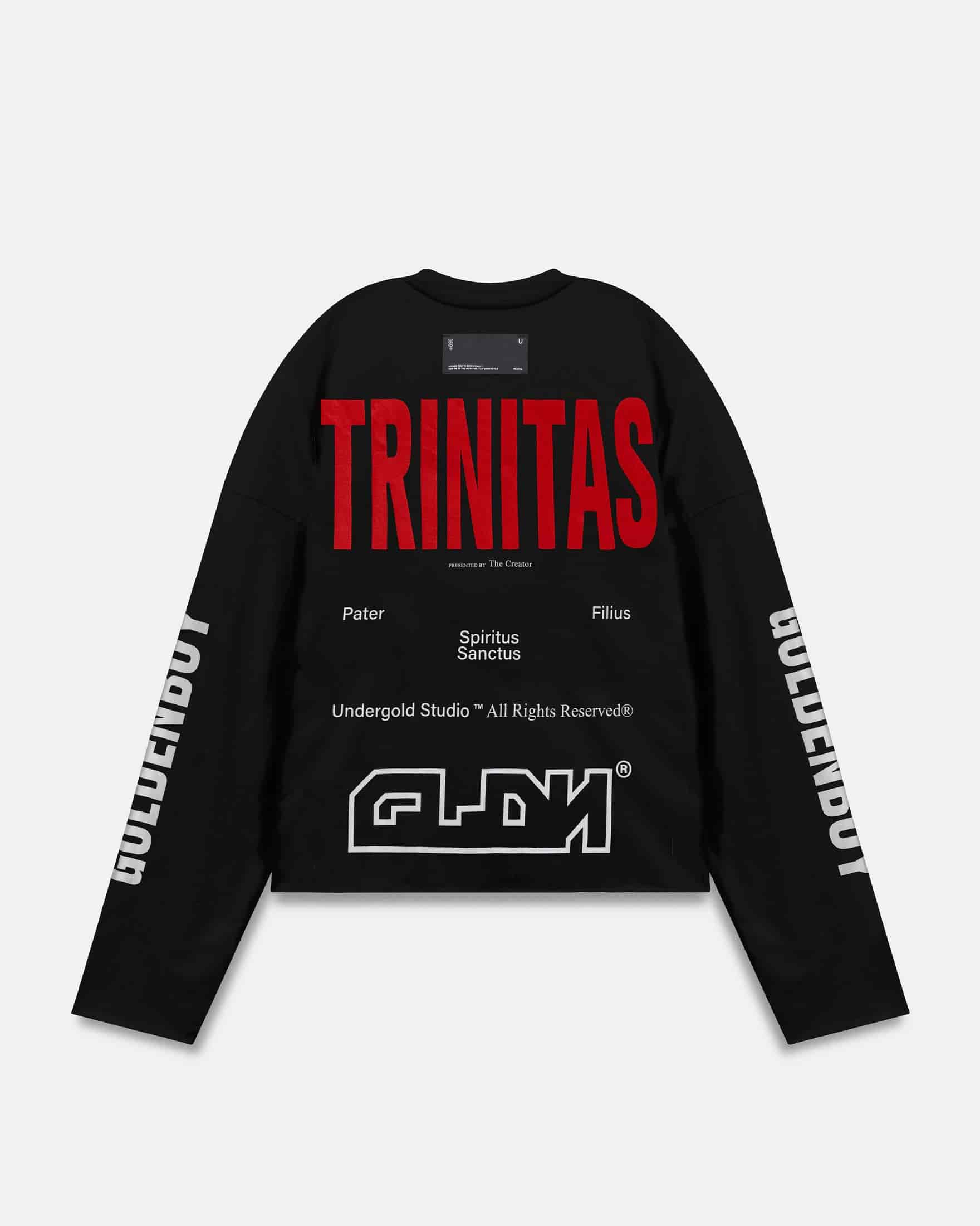 Spring Trinitas Long Sleeve Tshirt Black - miniatura 3