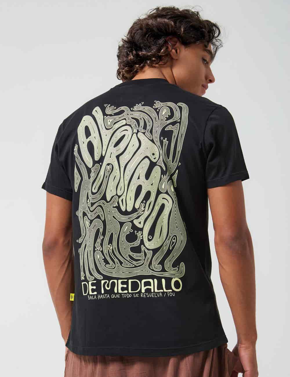 Camiseta Regular Fit Soul Rythm negro Hombre - miniatura 1