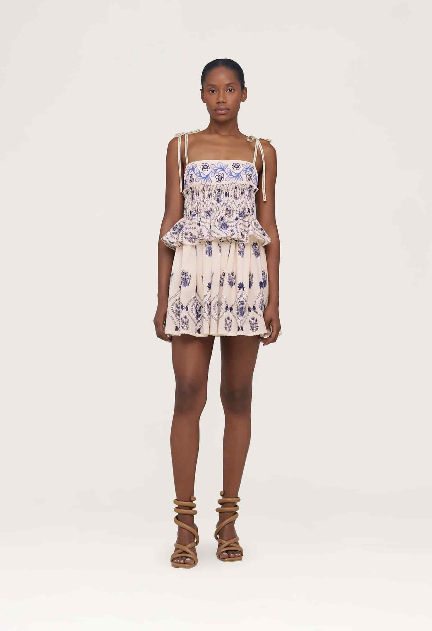 Salvador Jarron Mini Dress - miniatura 1