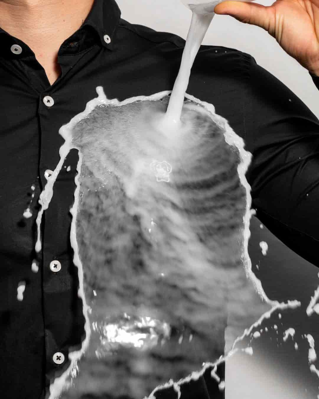 Camisa Antimanchas Popelina Negra - Talla Slim - miniatura 3