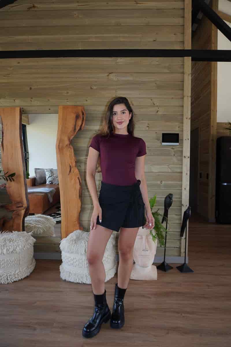 Falda short Iconic - Negro - miniatura 11