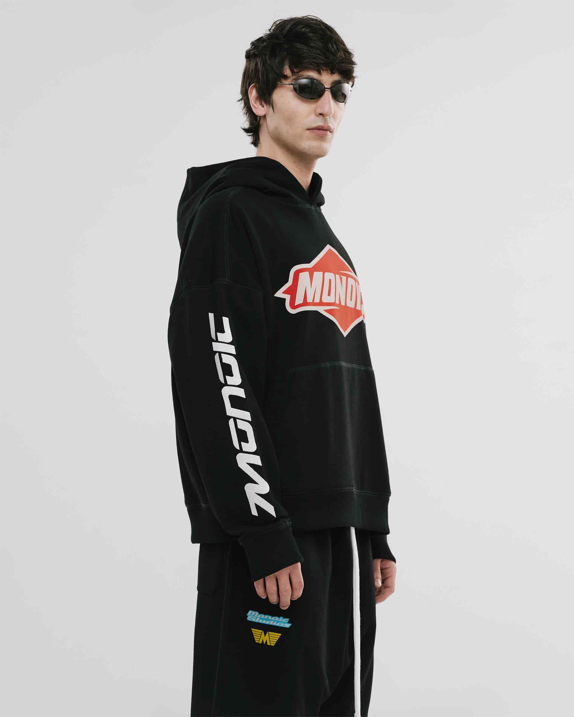 Hoodie Oversized Oil - Negro Oscuro - miniatura 5