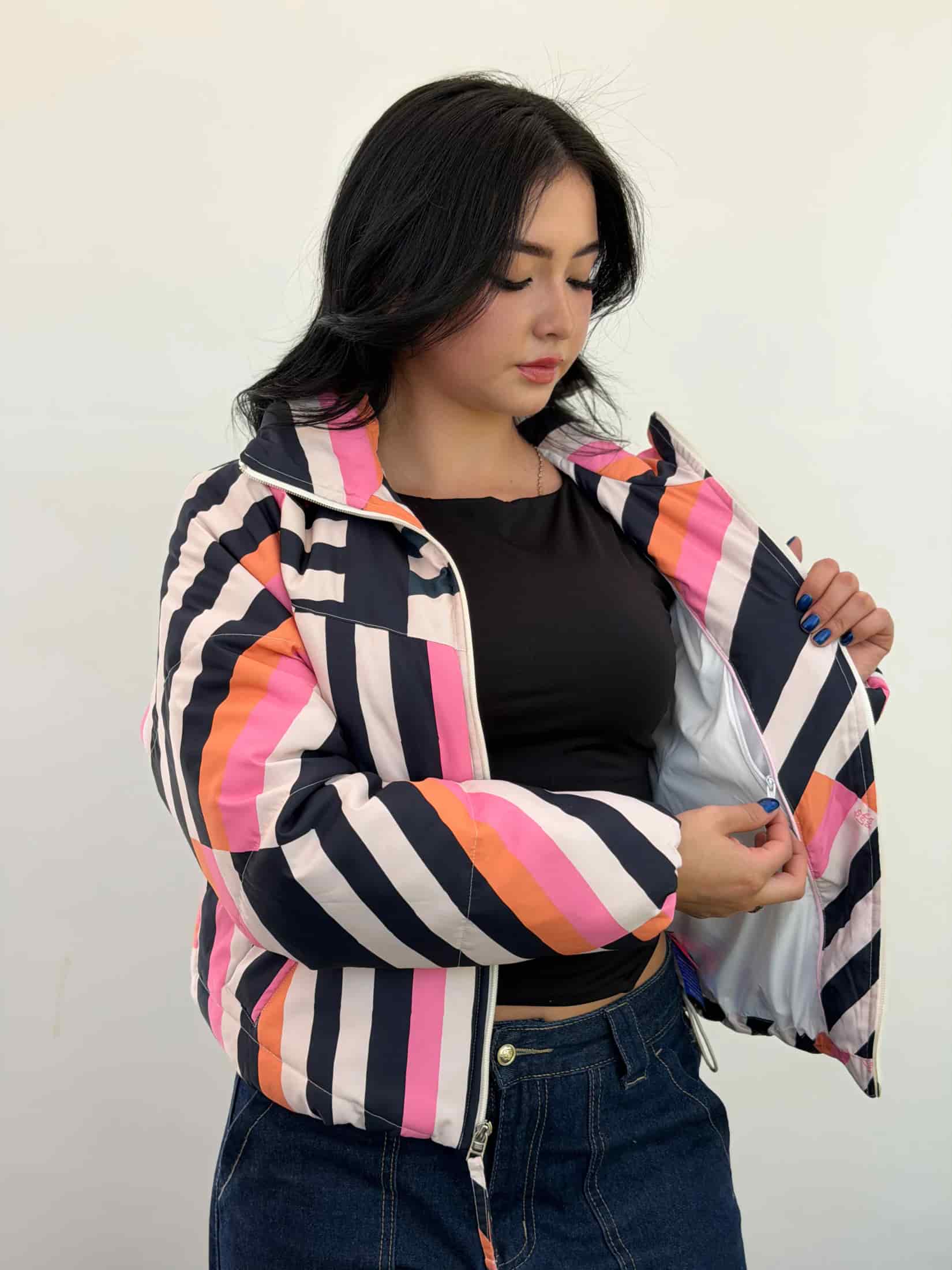 Puffer Jacket Beige Cromático - miniatura 1