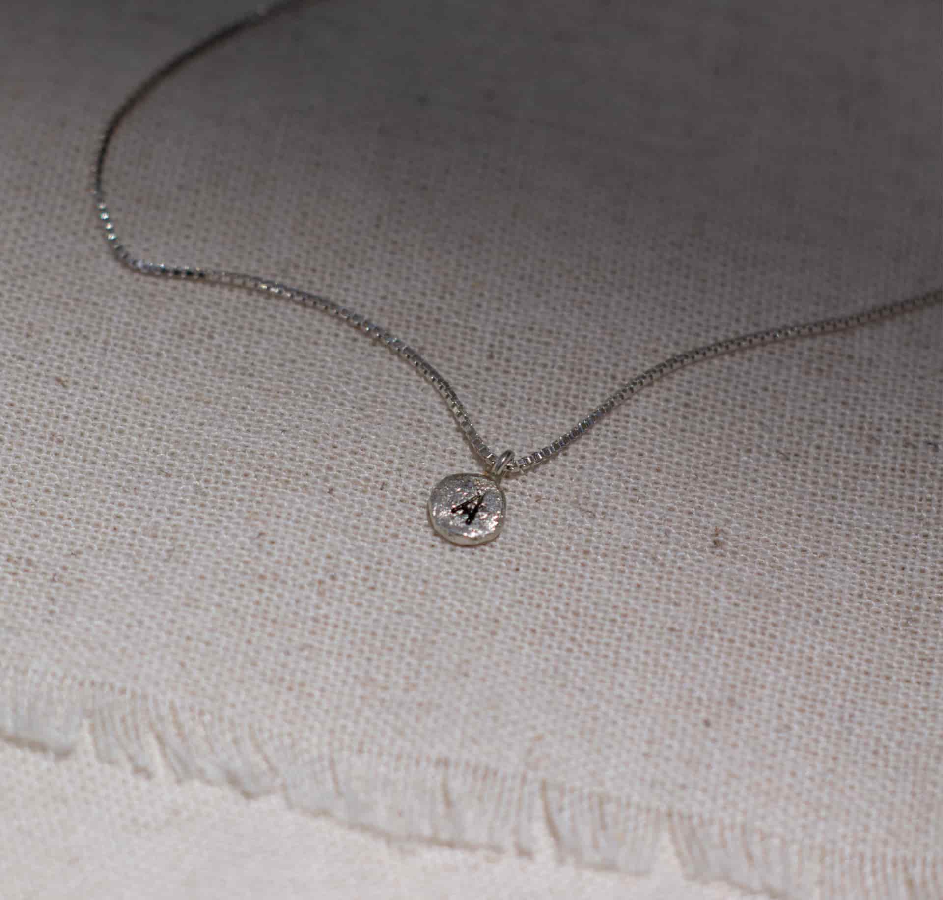 Collar moneda mini (Plata ley950) - miniatura 4