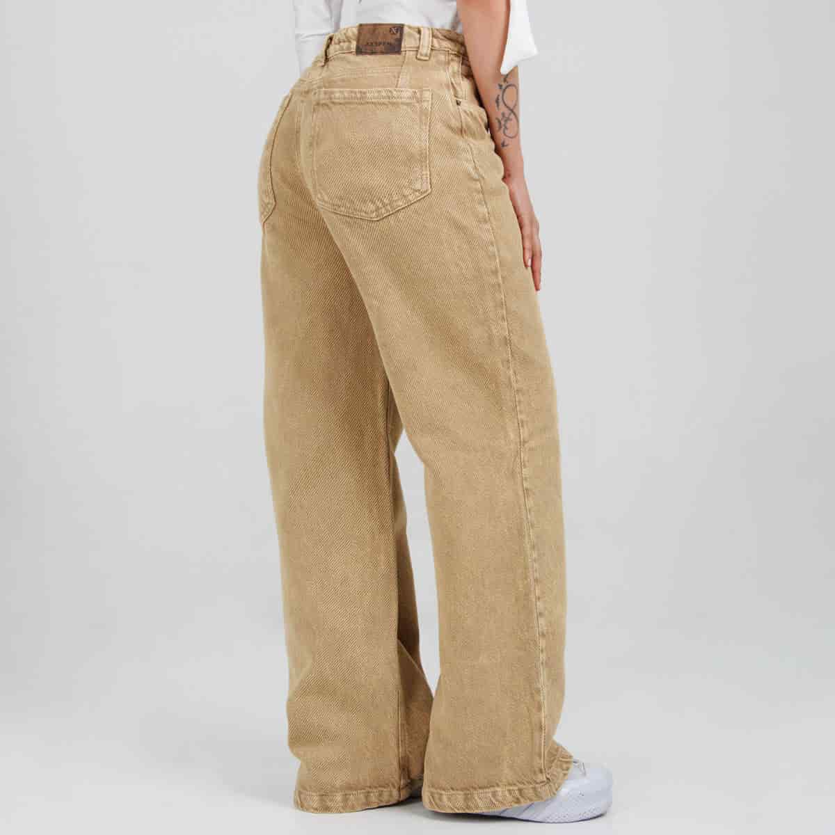 Jean Wide Leg Camel Ax-3096 Rigido - miniatura 3