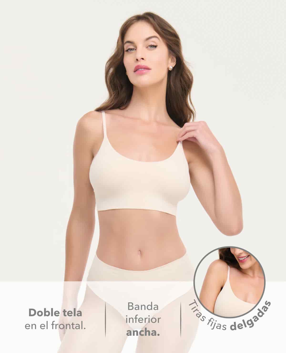 Top Seamless | Tiras Fijas | Ajuste Natural - miniatura 2