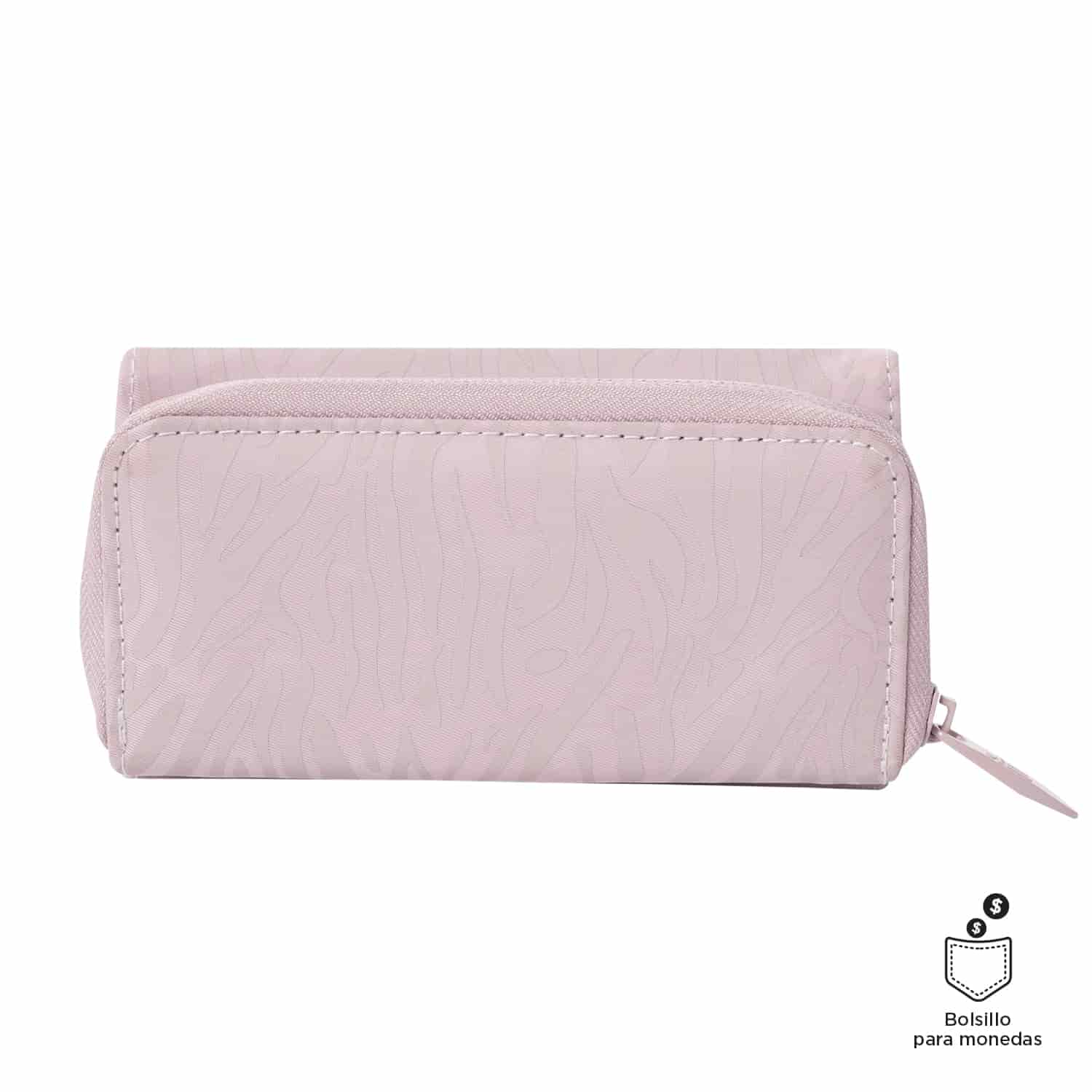 Billetera Texture Var con RFID Blocker Rosada - miniatura 5
