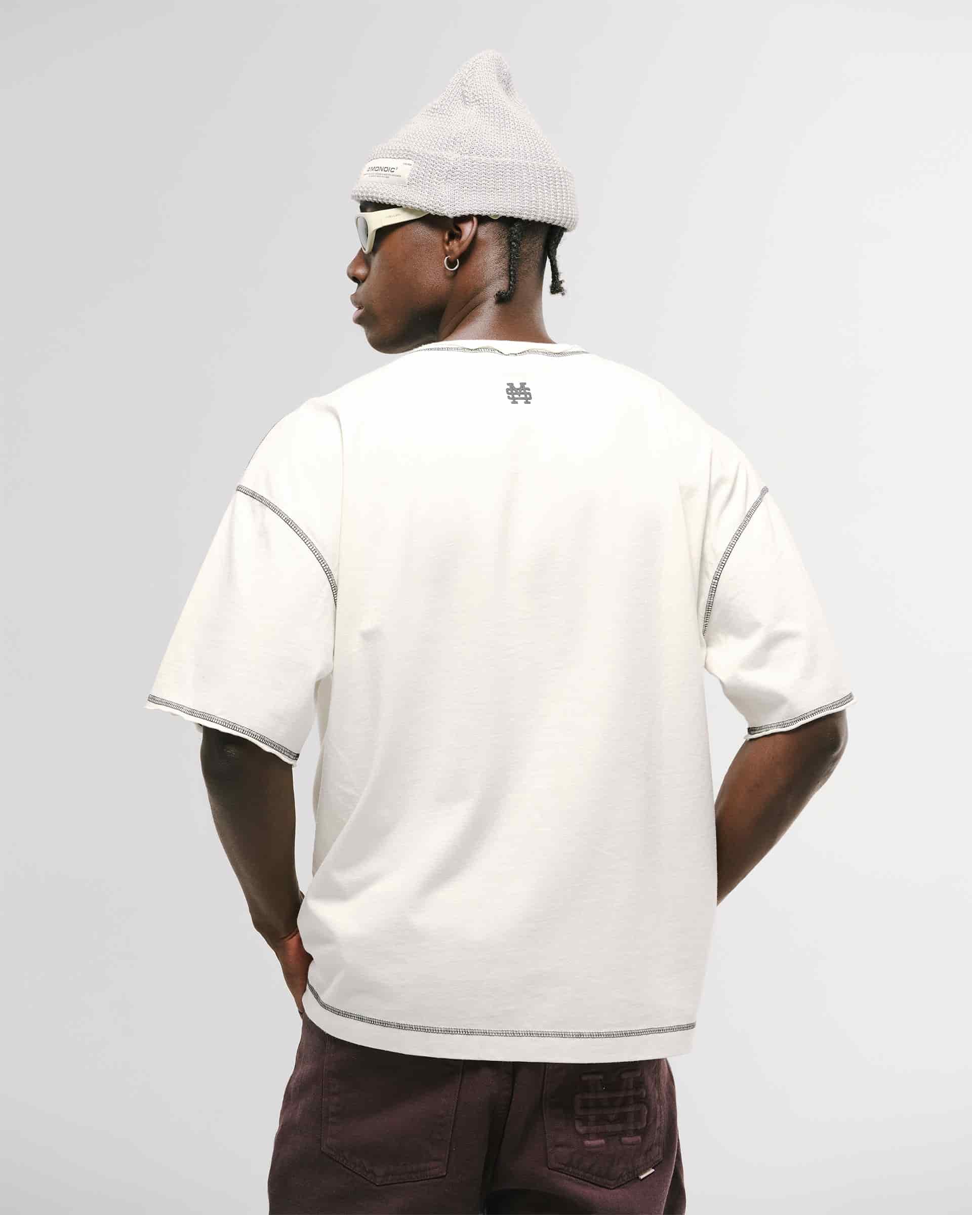 Camiseta Boxy Fit Design Collective - Off White - miniatura 3