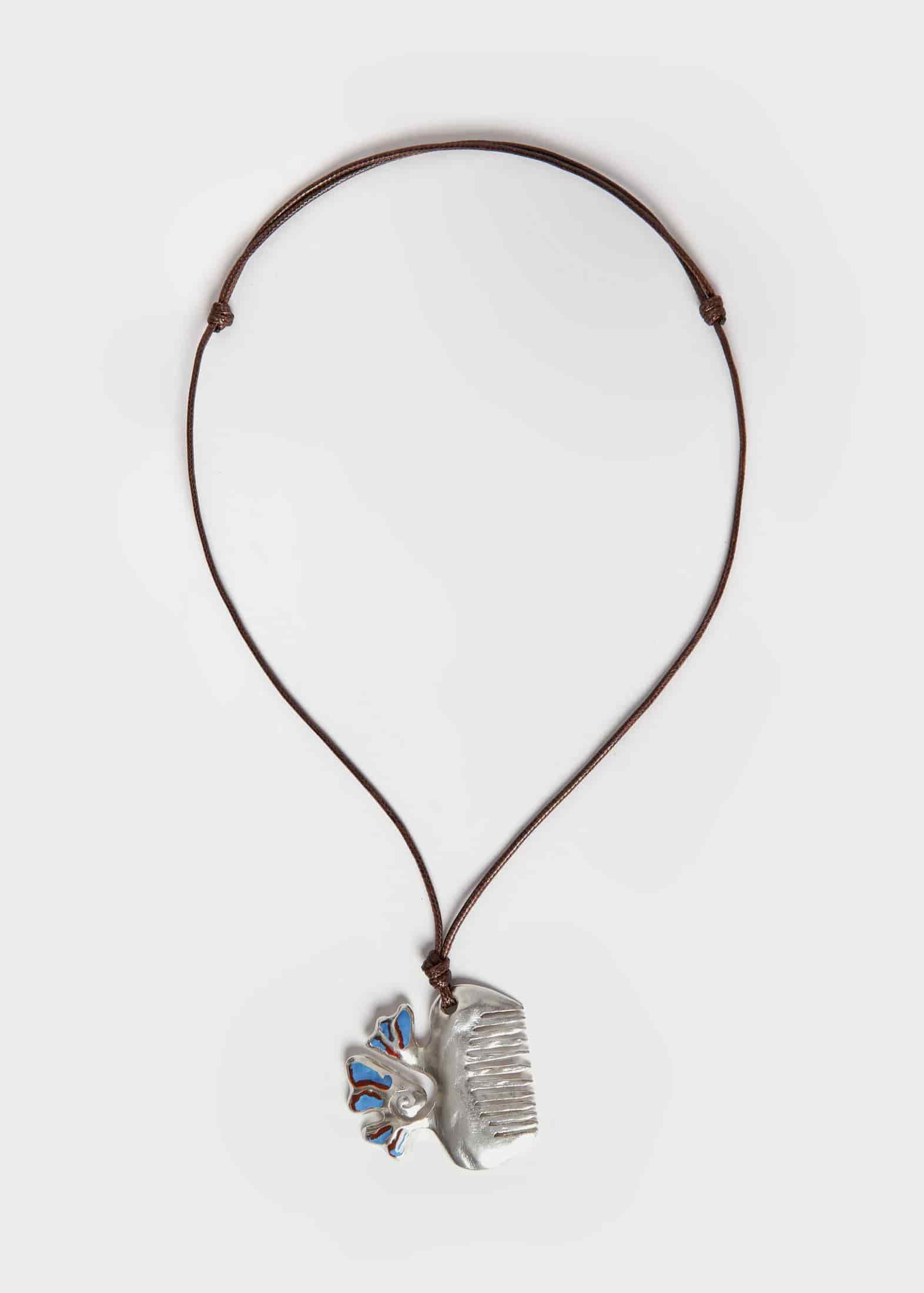 Collar Peineta Azul - miniatura 6