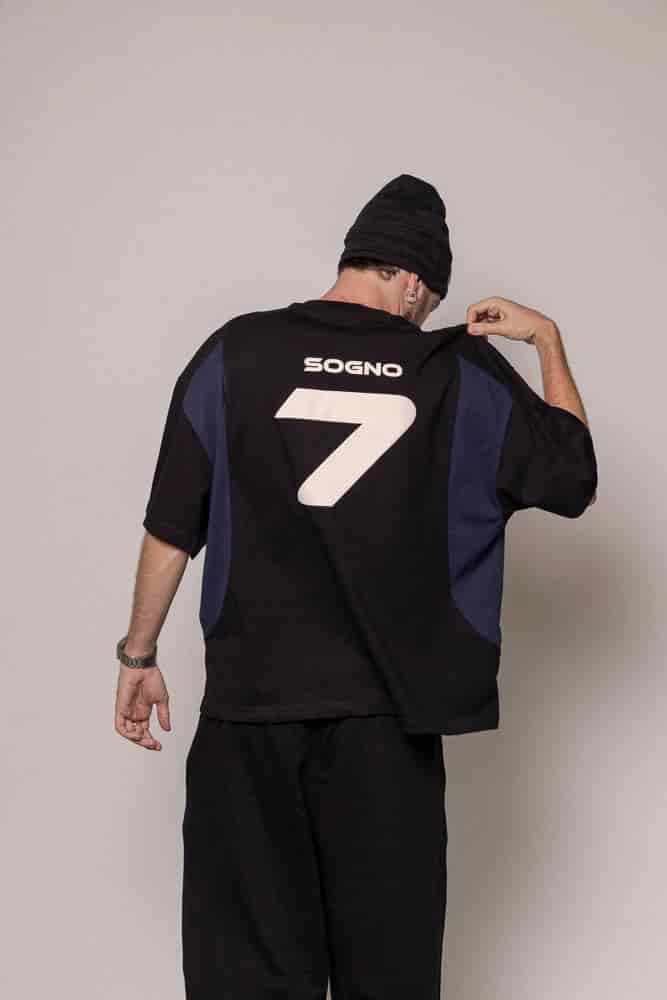Camiseta Boxy Cortes 87/27-Negra - miniatura 5