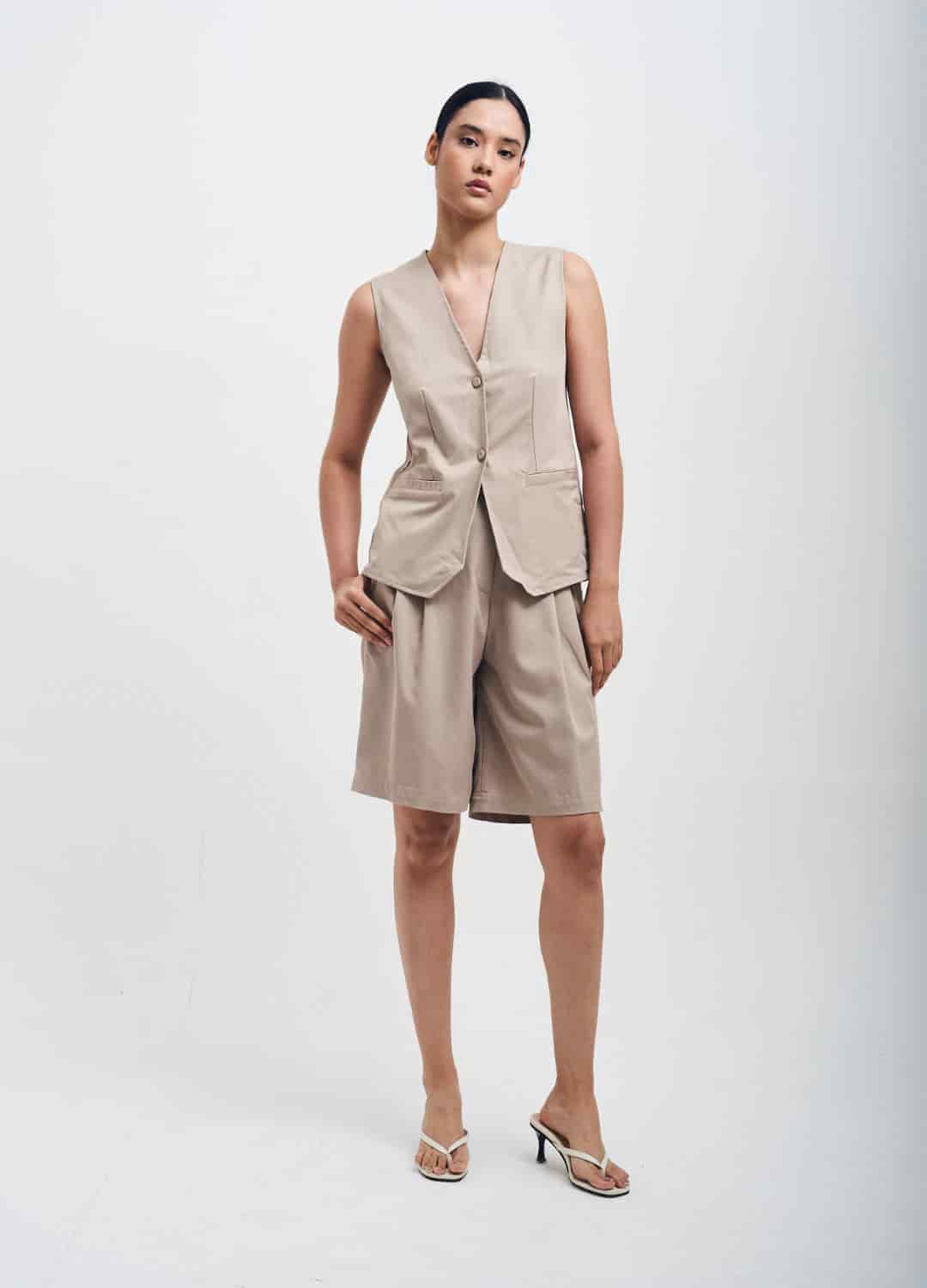 Bermuda Cleotilde Taupe - miniatura 10