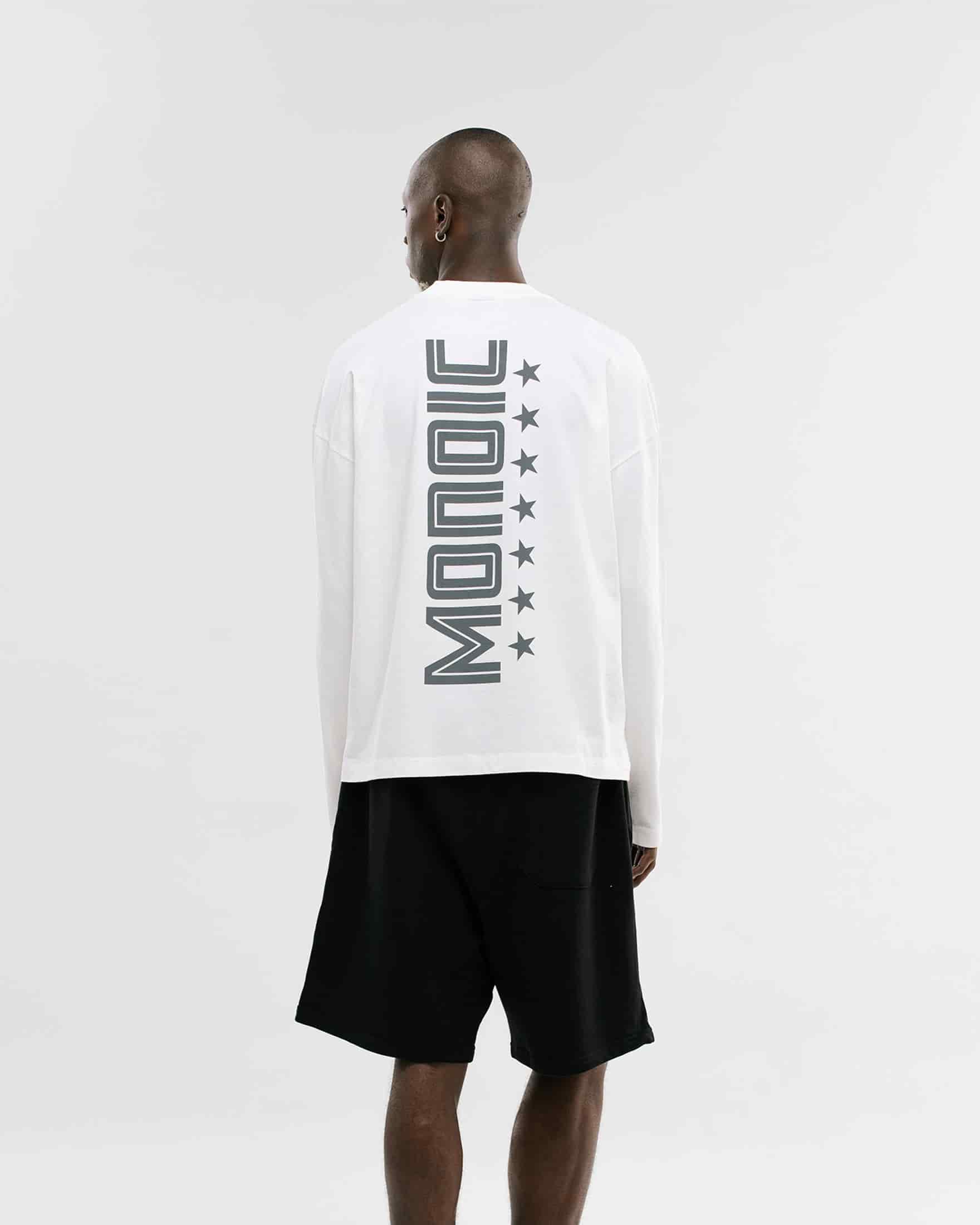 Camiseta Oversized Shield Long Sleeve - Off White - miniatura 5