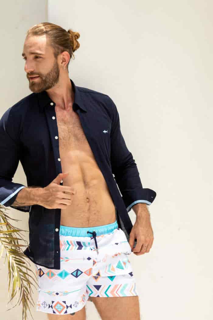 CAMISA AZUL OSCURA - miniatura 2