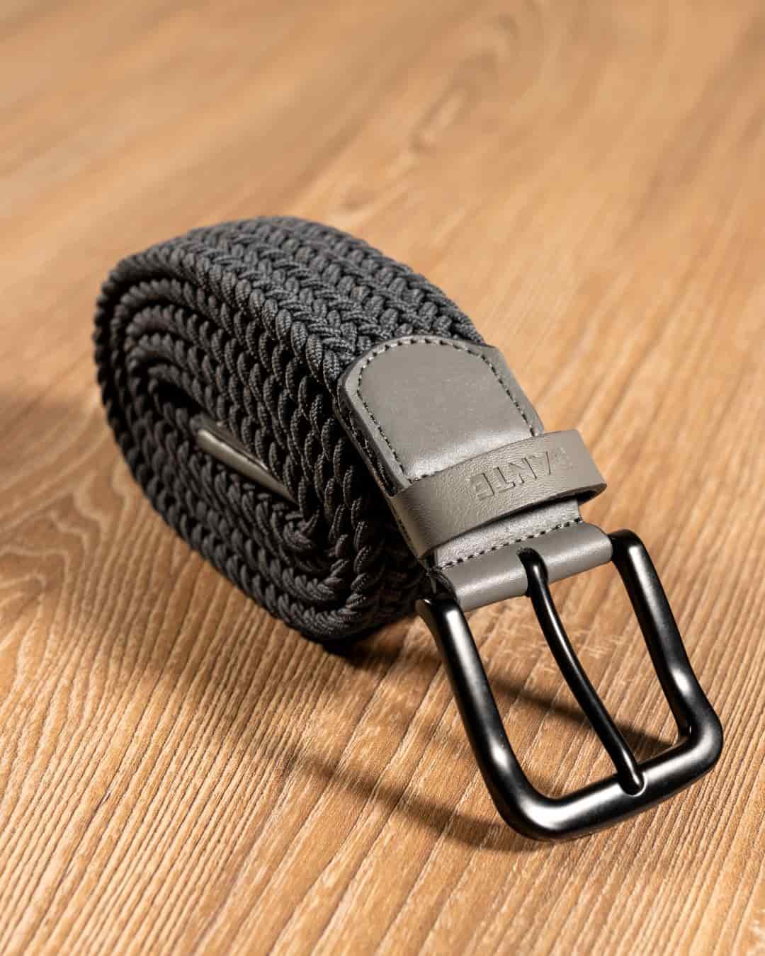 Cinturon Elastico Gris Oscuro - miniatura 1