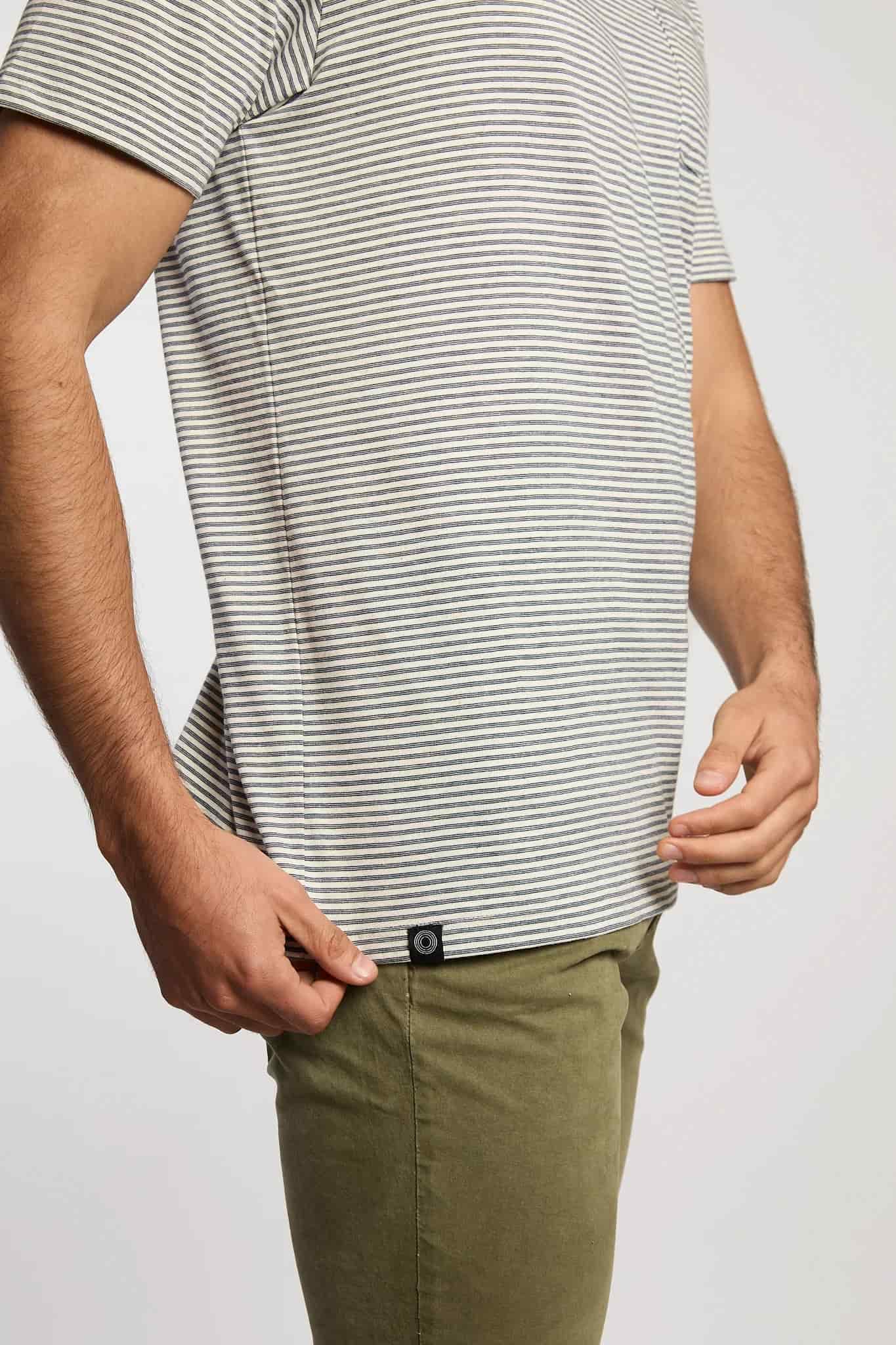 Camiseta Rayas Azul Oscuro - miniatura 7