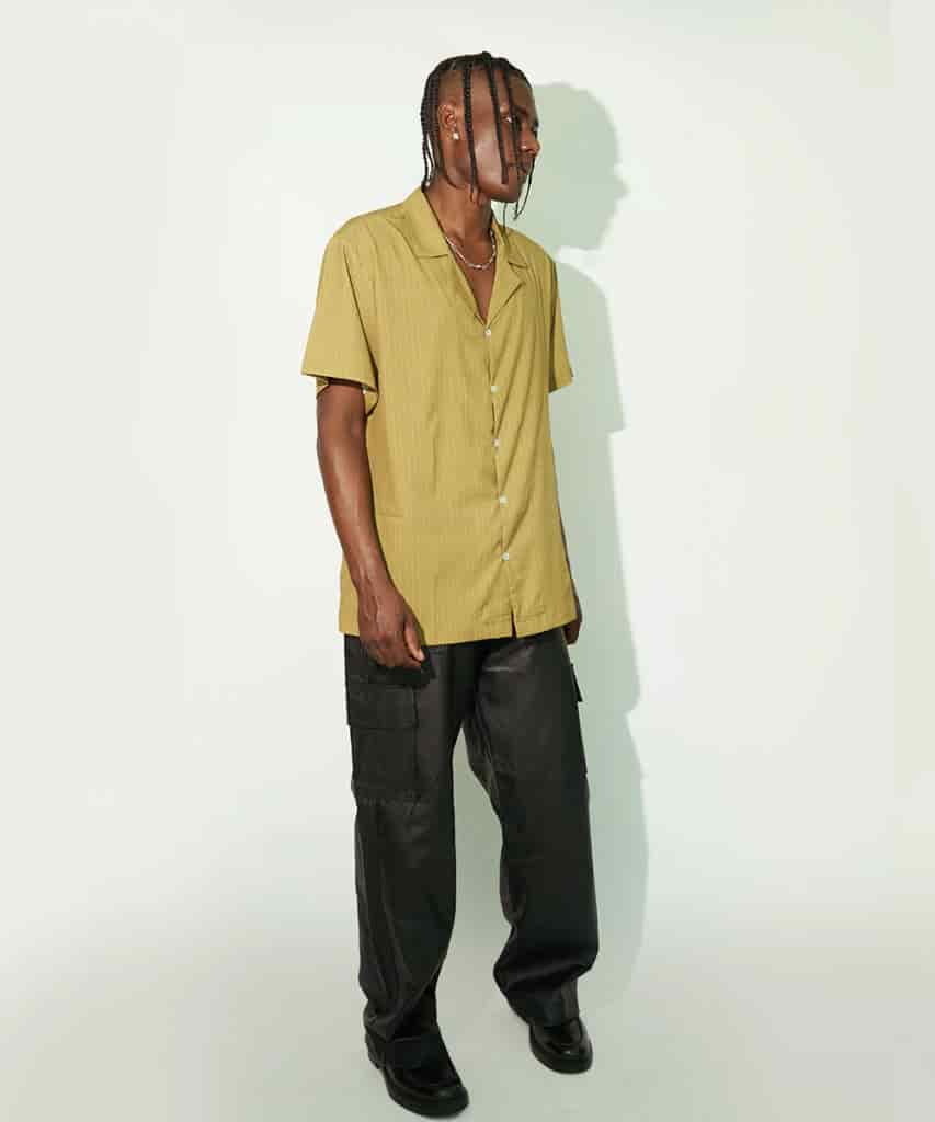 Camp Shirt in Green Pinstripe - miniatura 2