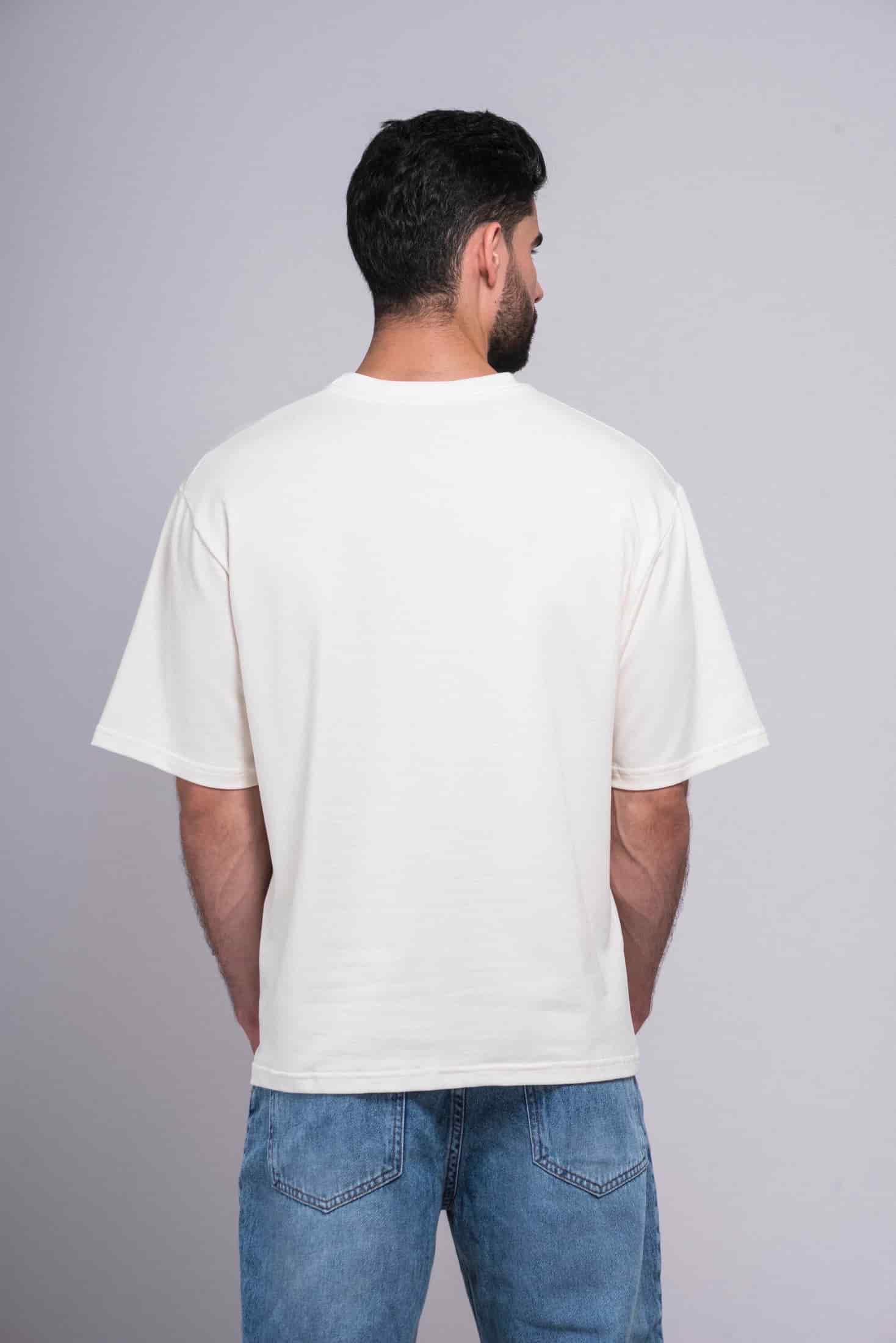 CAMISETA BEIGE OVERSIZE SVG 13837 - miniatura 4