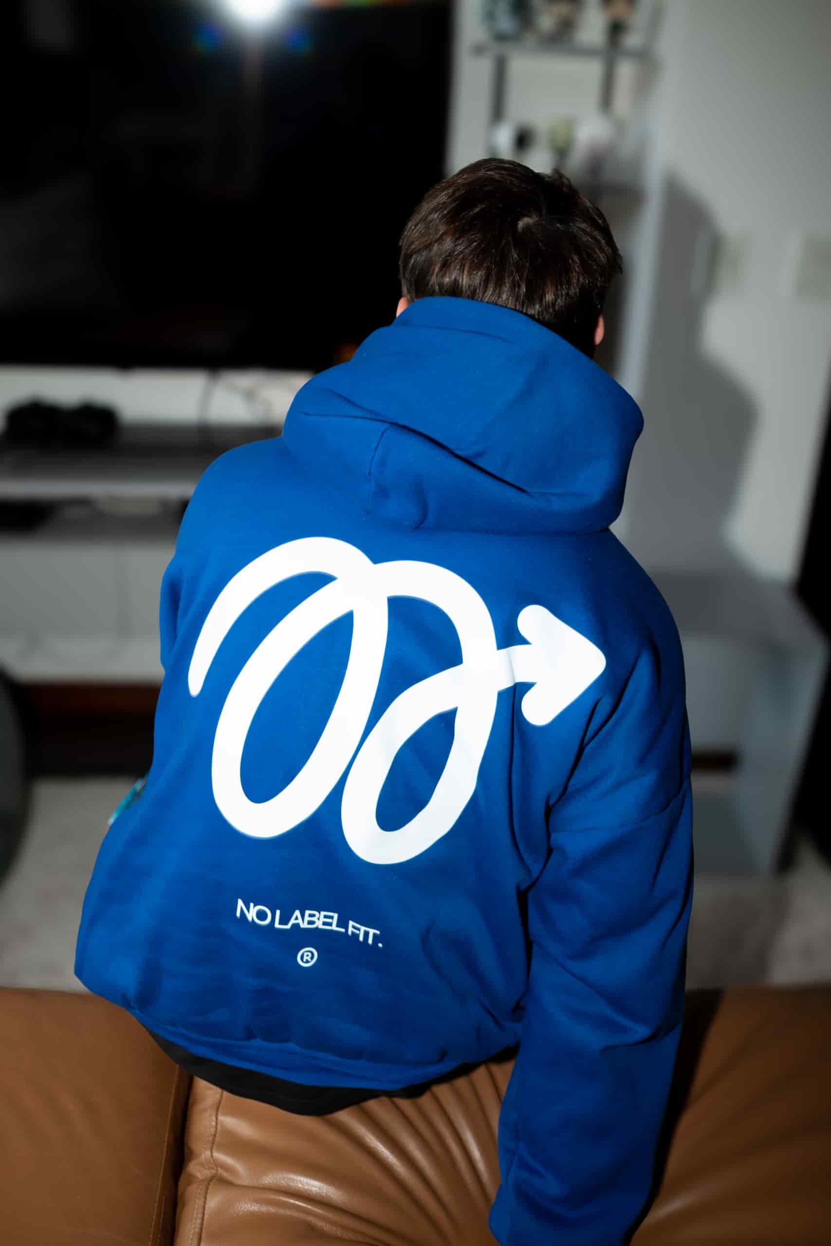 Hoodie Merci Error Azul - miniatura 2