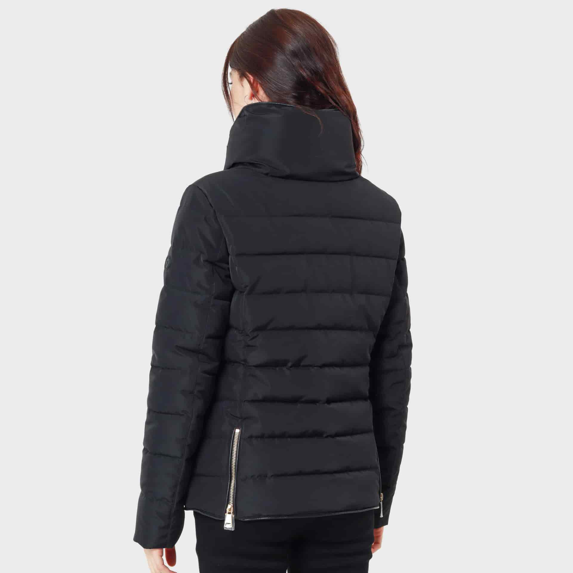 Chaqueta acolchada cuello alto con capucha interna - miniatura 22