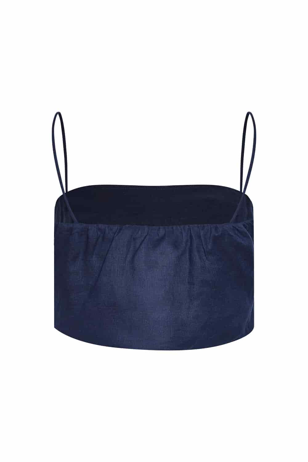 Crop top notre dame navy bordado - miniatura 3